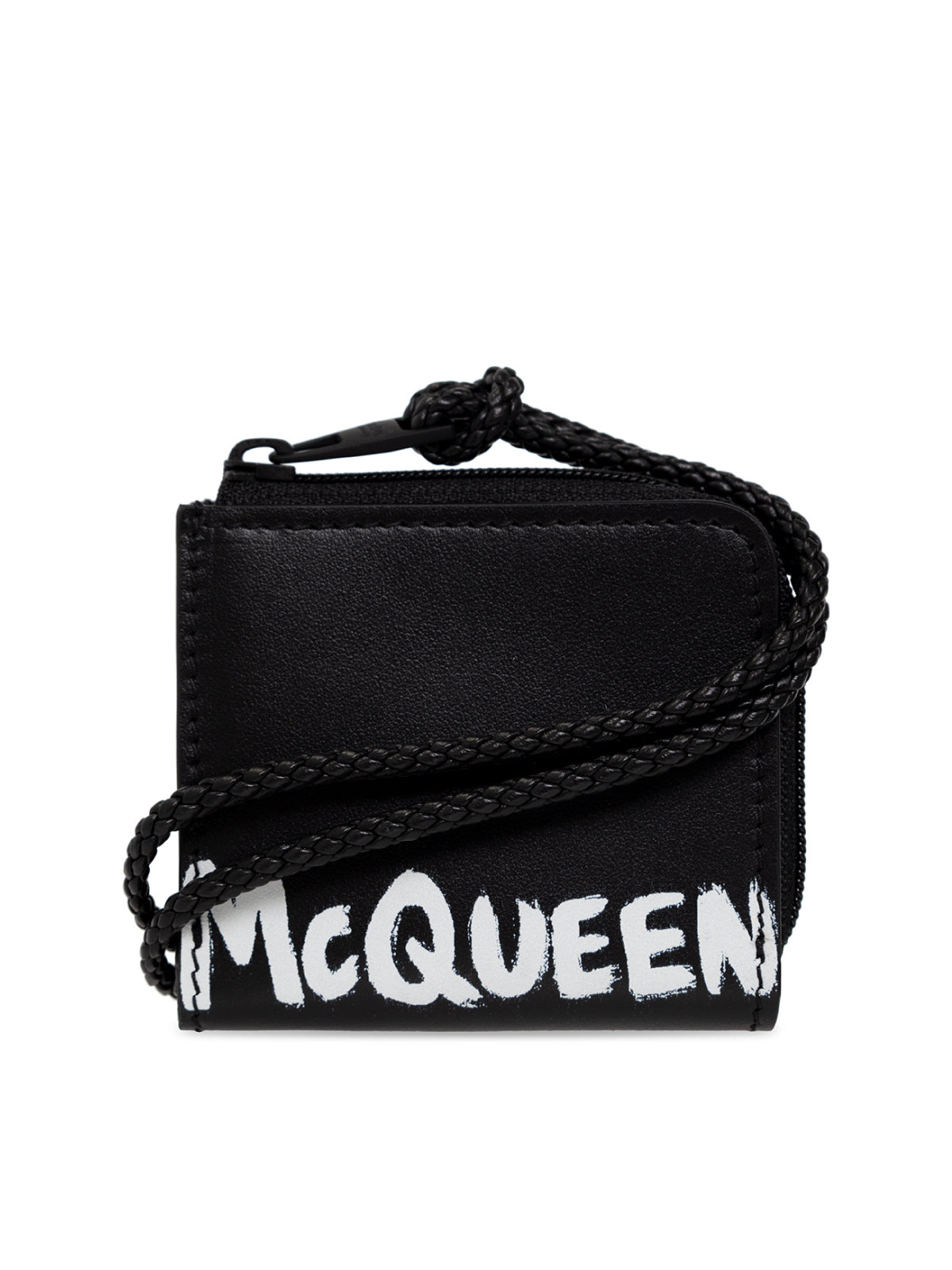 Alexander McQueen-OUTLET-SALE-Graffiti Logo Wallet-ARCHIVIST