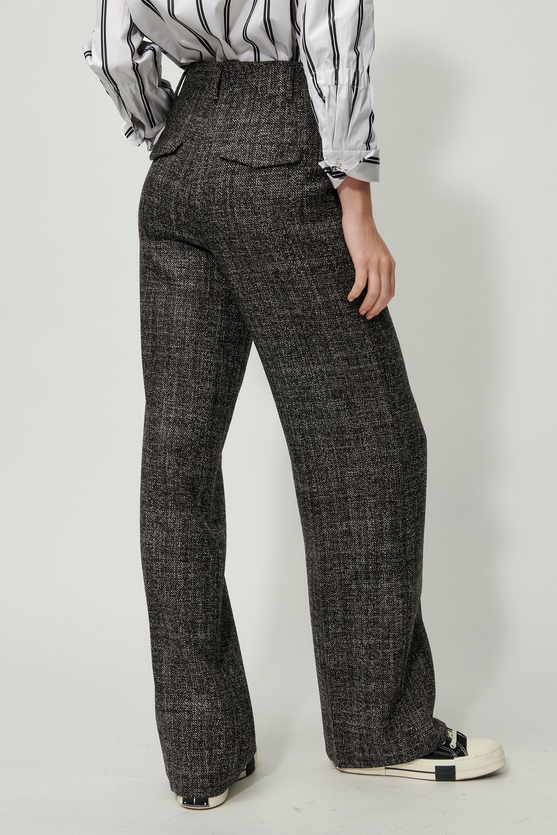 Tweed-Wideleg-Pants-Hosen-Luisa Cerano-IM-SALE-ARCHIVIST