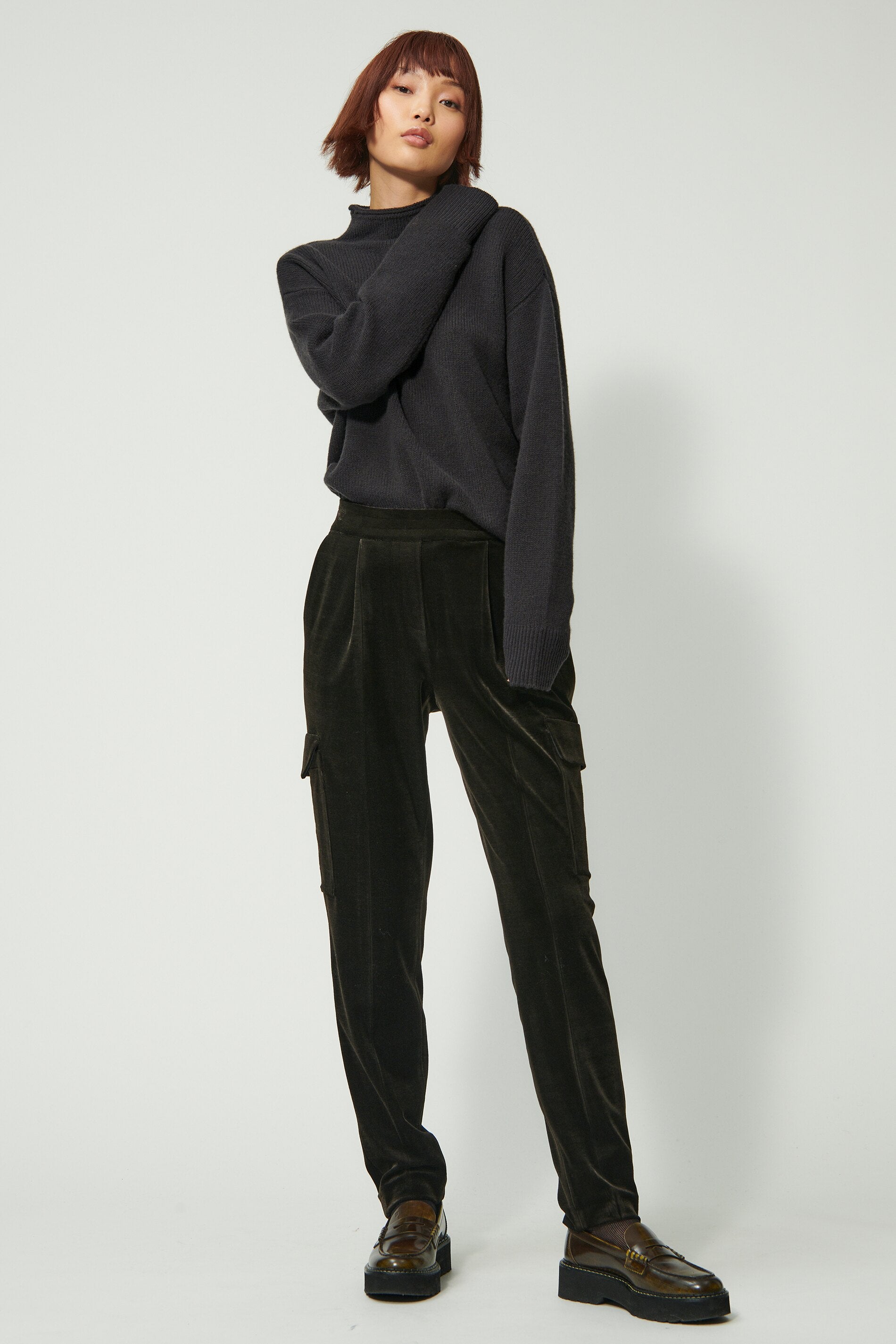 Cargo-Velvet-Pants-Hosen-Luisa Cerano-IM-SALE-ARCHIVIST