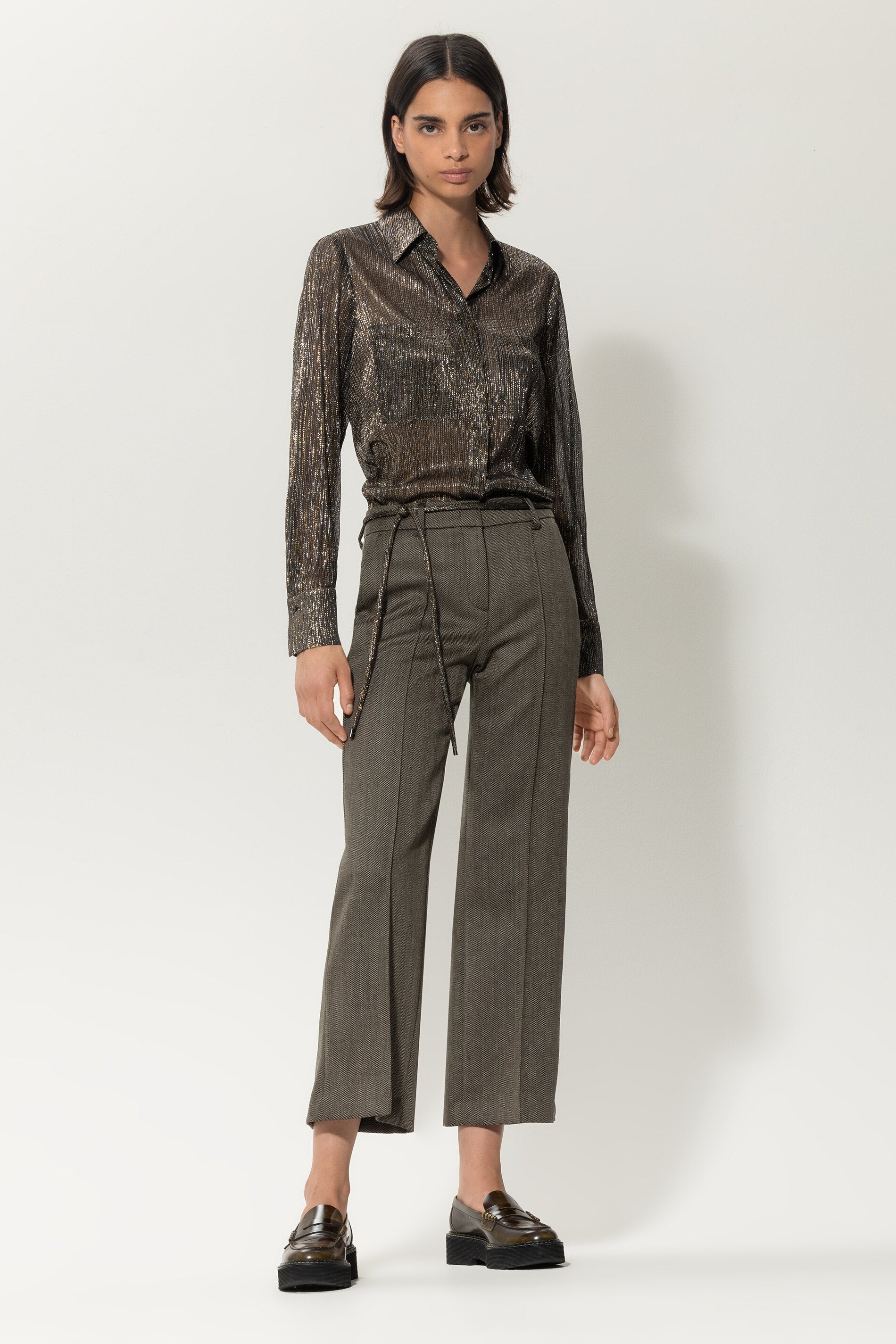 Tweed-Babyflare-Pants-Hosen-Luisa Cerano-IM-SALE-ARCHIVIST