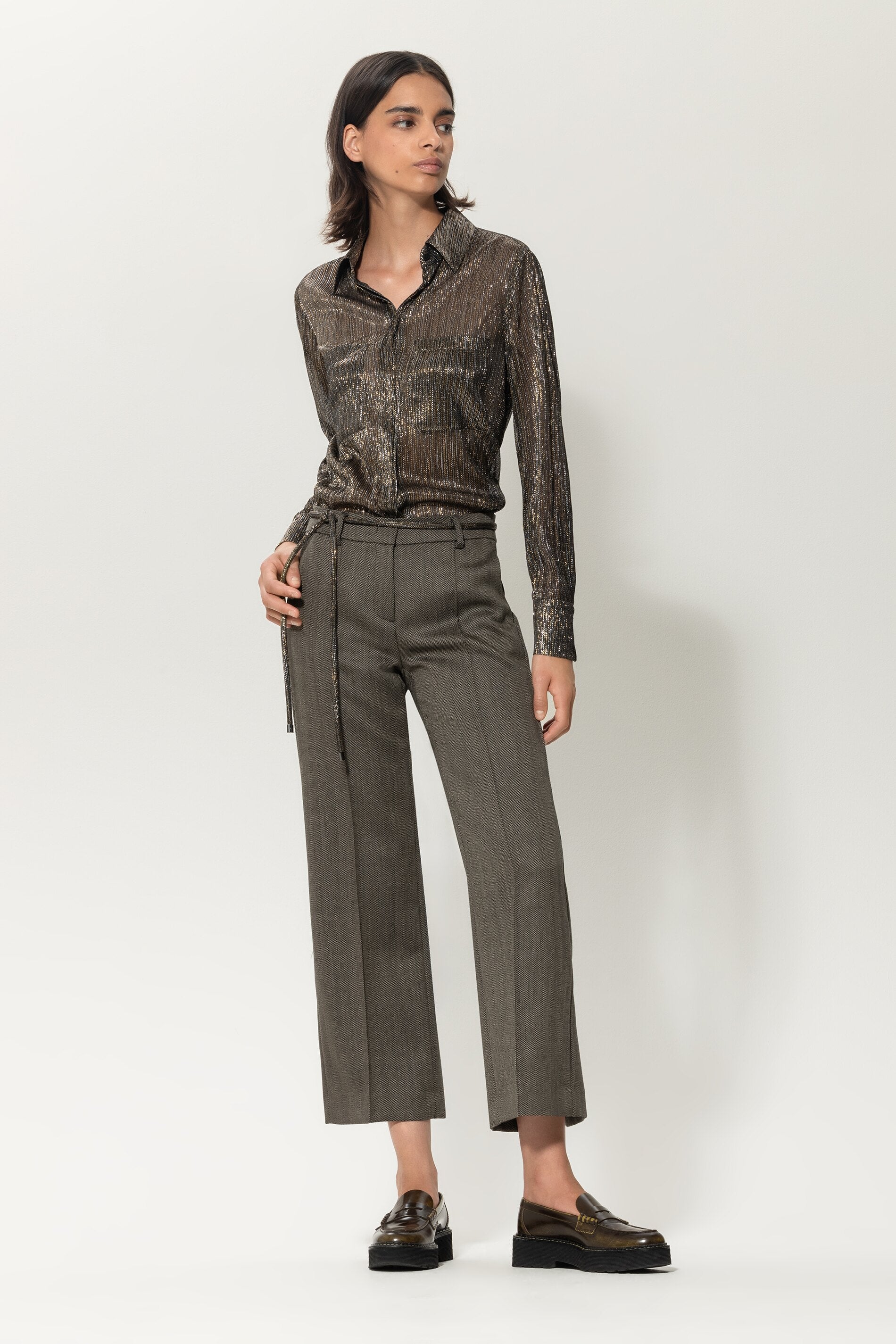 Tweed-Babyflare-Pants-Hosen-Luisa Cerano-IM-SALE-ARCHIVIST