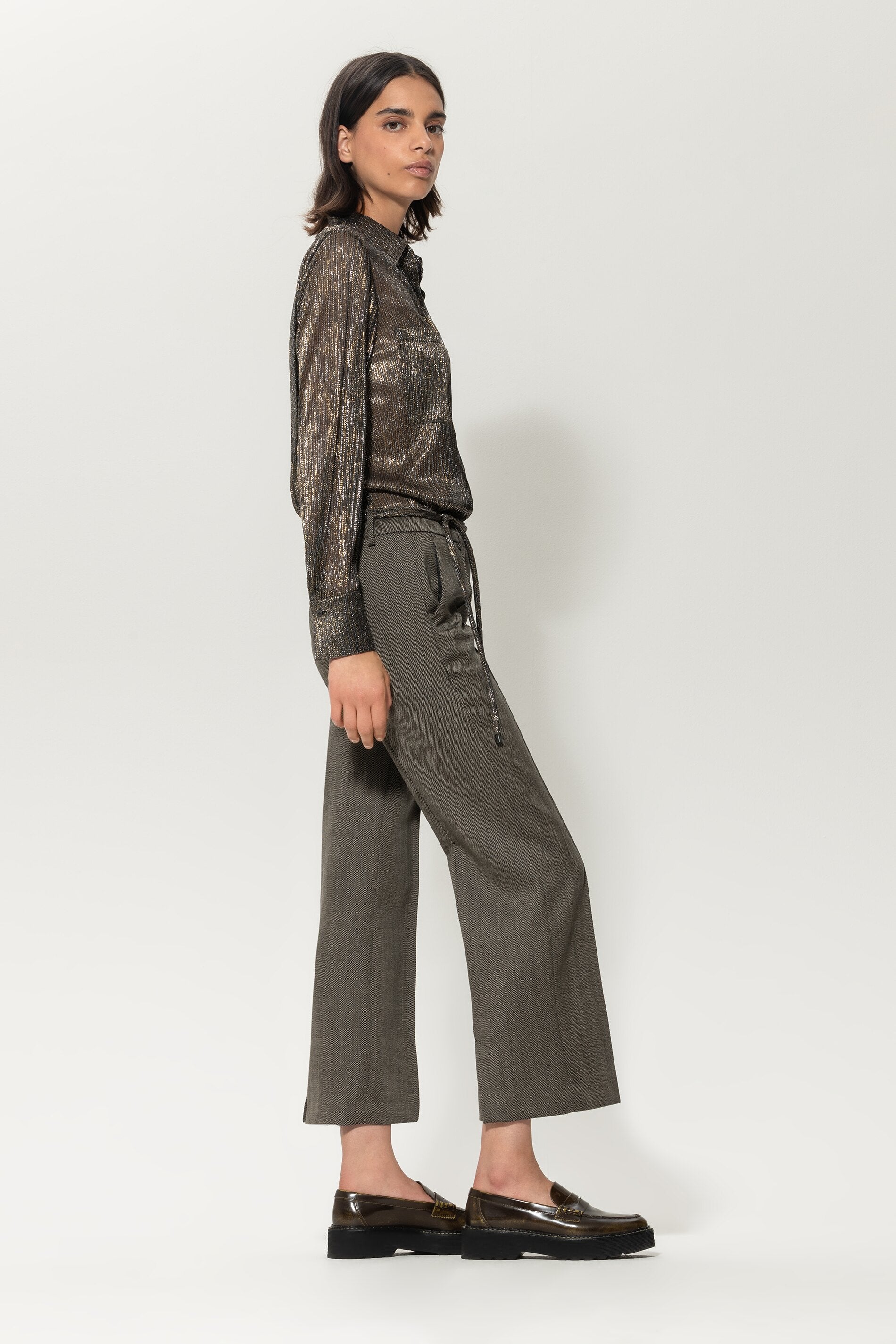 Tweed-Babyflare-Pants-Hosen-Luisa Cerano-IM-SALE-ARCHIVIST