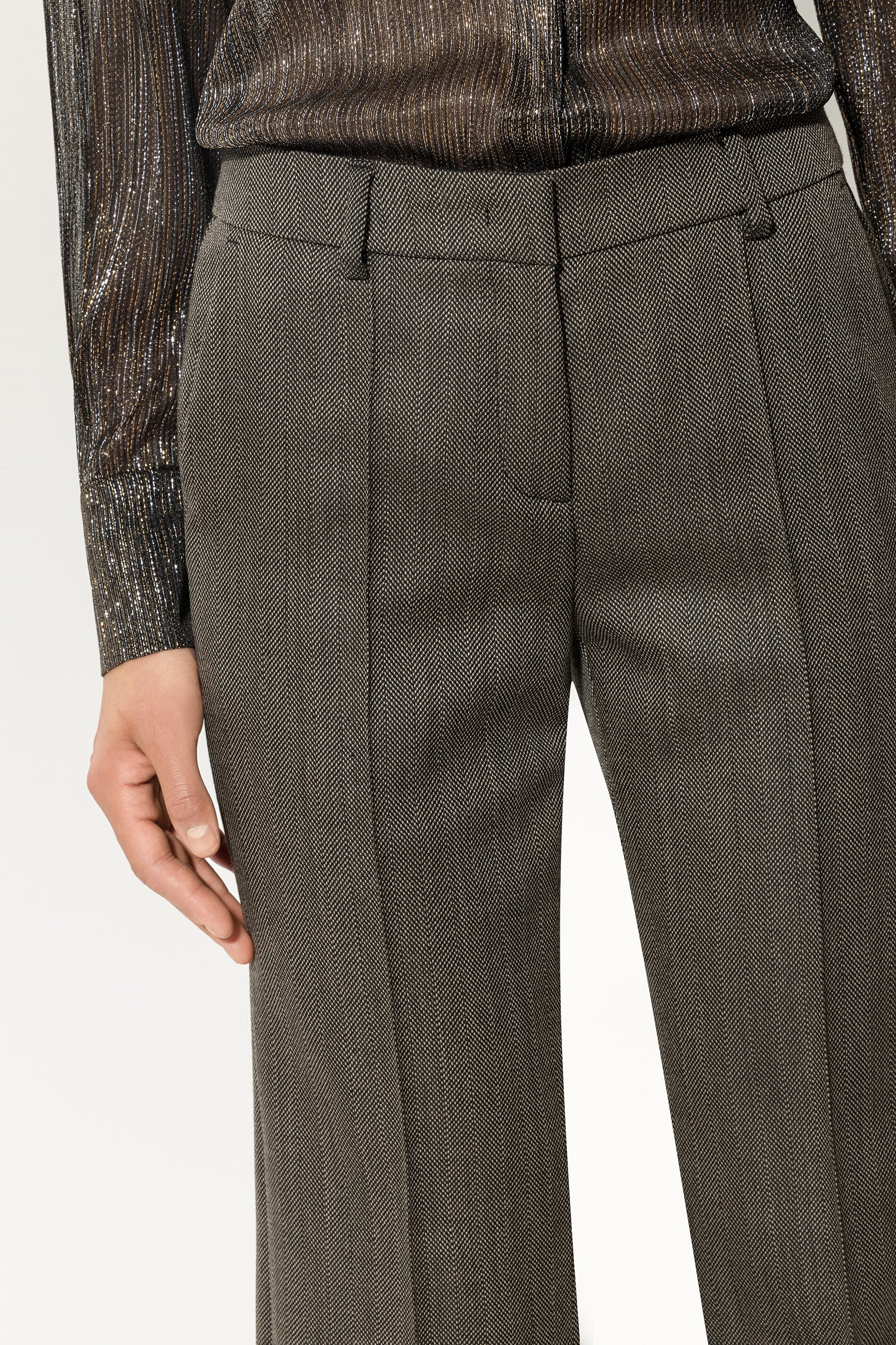 Tweed-Babyflare-Pants-Hosen-Luisa Cerano-IM-SALE-ARCHIVIST