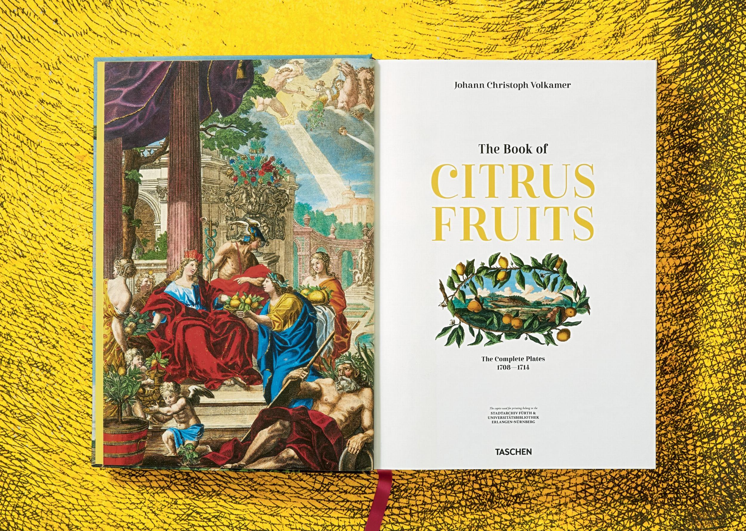 Taschen-J. C. Volkamer. The Book of Citrus Fruits (German, French, English)-Classics-Black-Deal-Outlet-by-ARCHIVIST