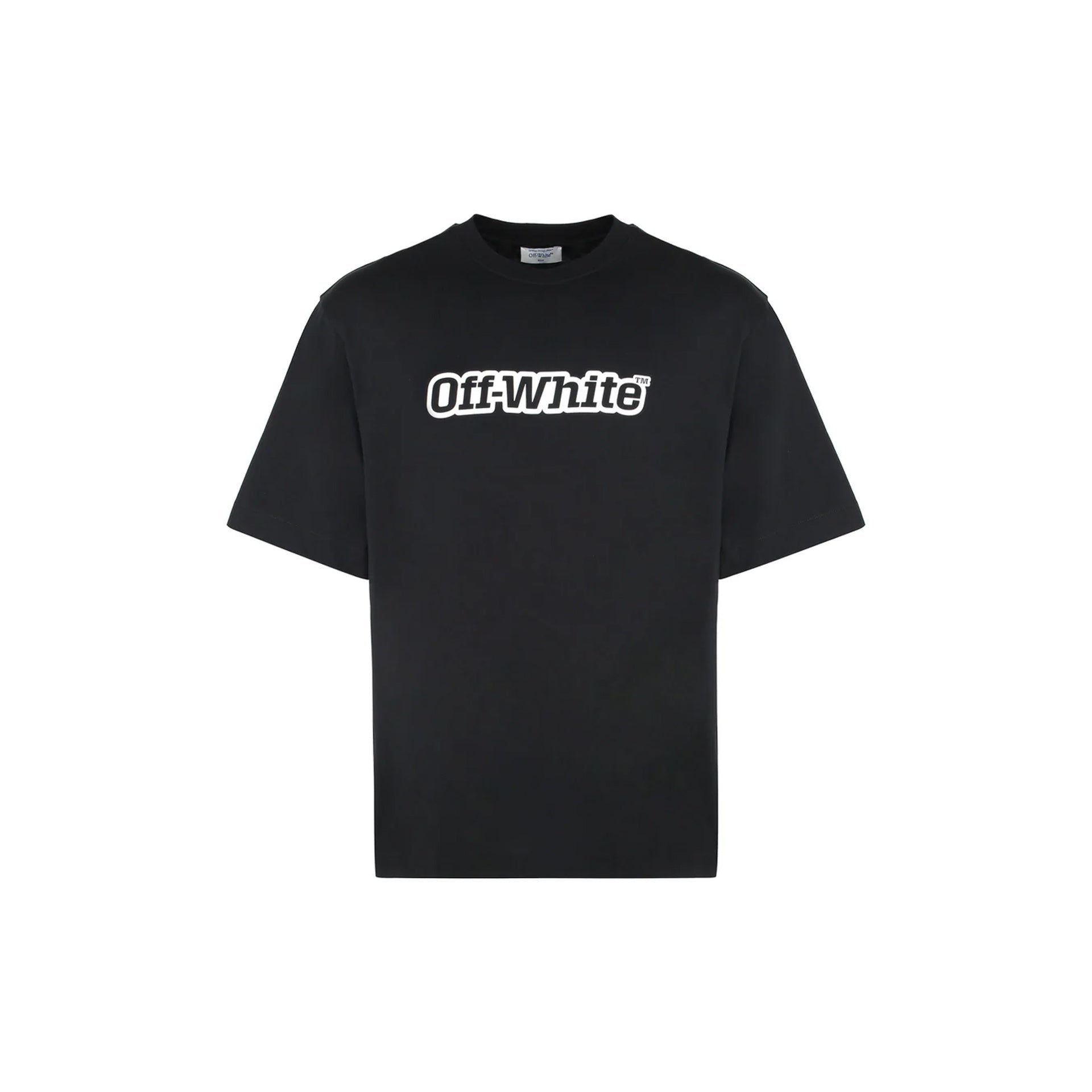 Off White-Off-White Logo T-shirt-MEN CLOTHING-Black-Deal-Outlet-by-ARCHIVIST