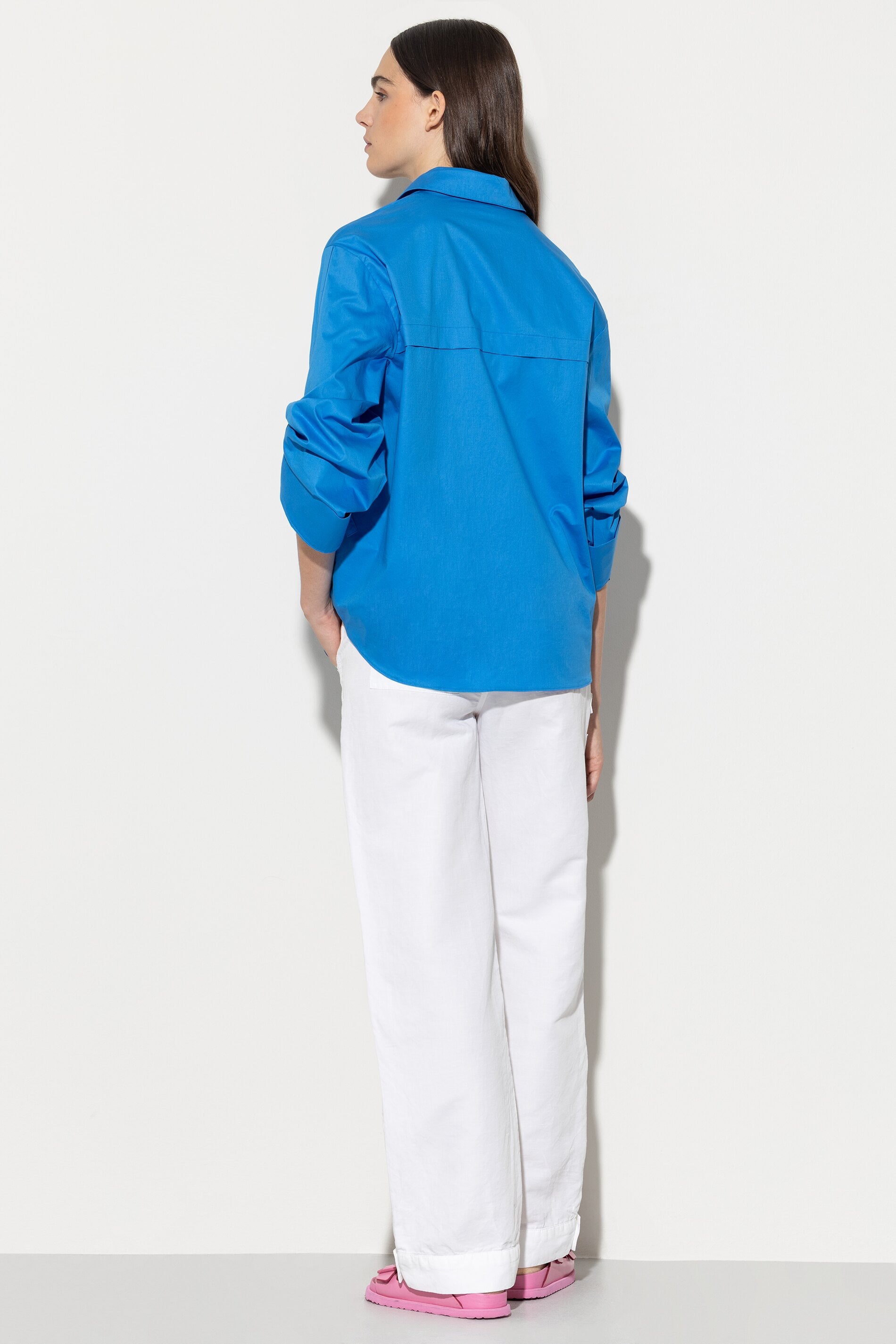 Cargo-Pants aus Leinen-Mix