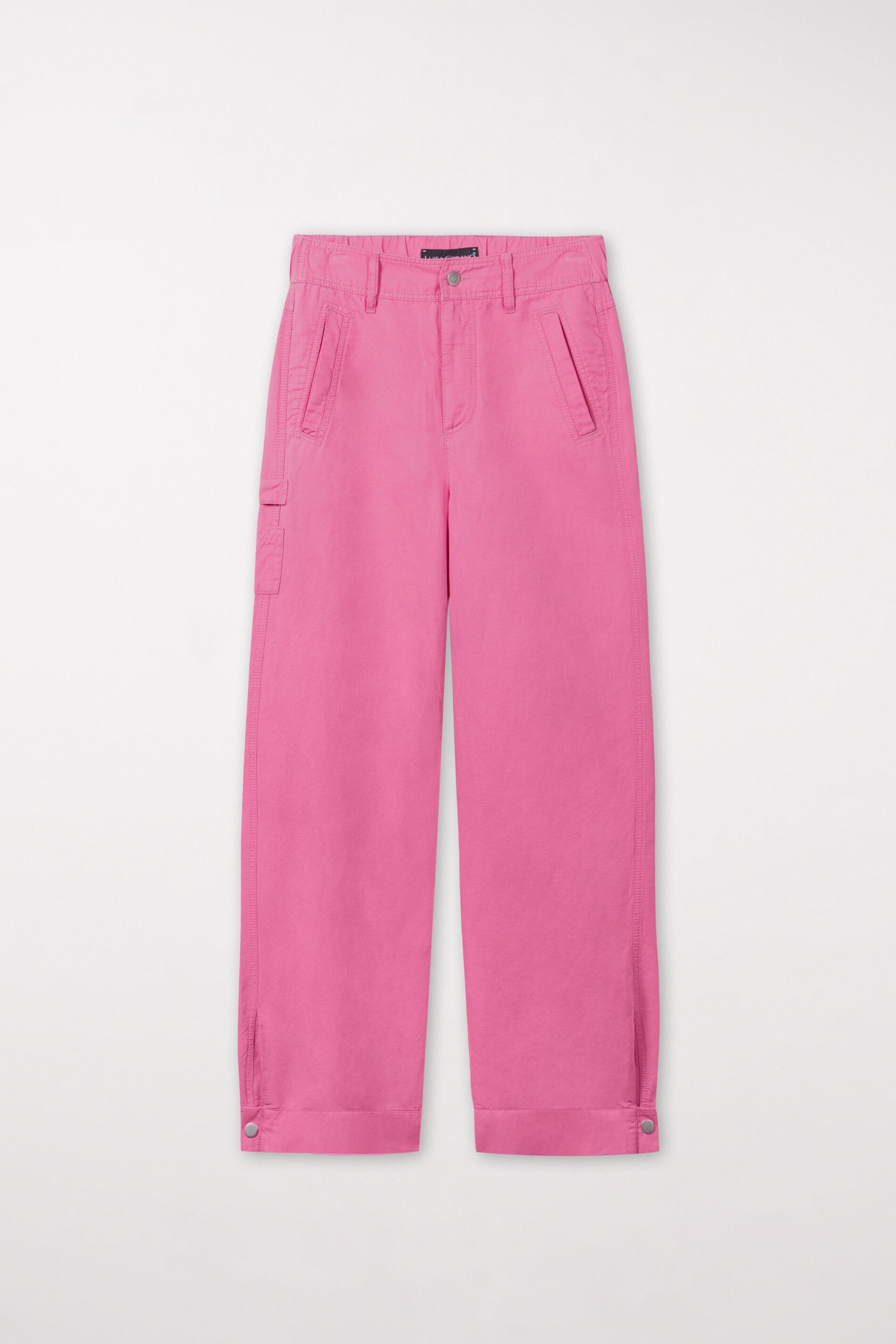 Cargo-Pants aus Leinen-Mix