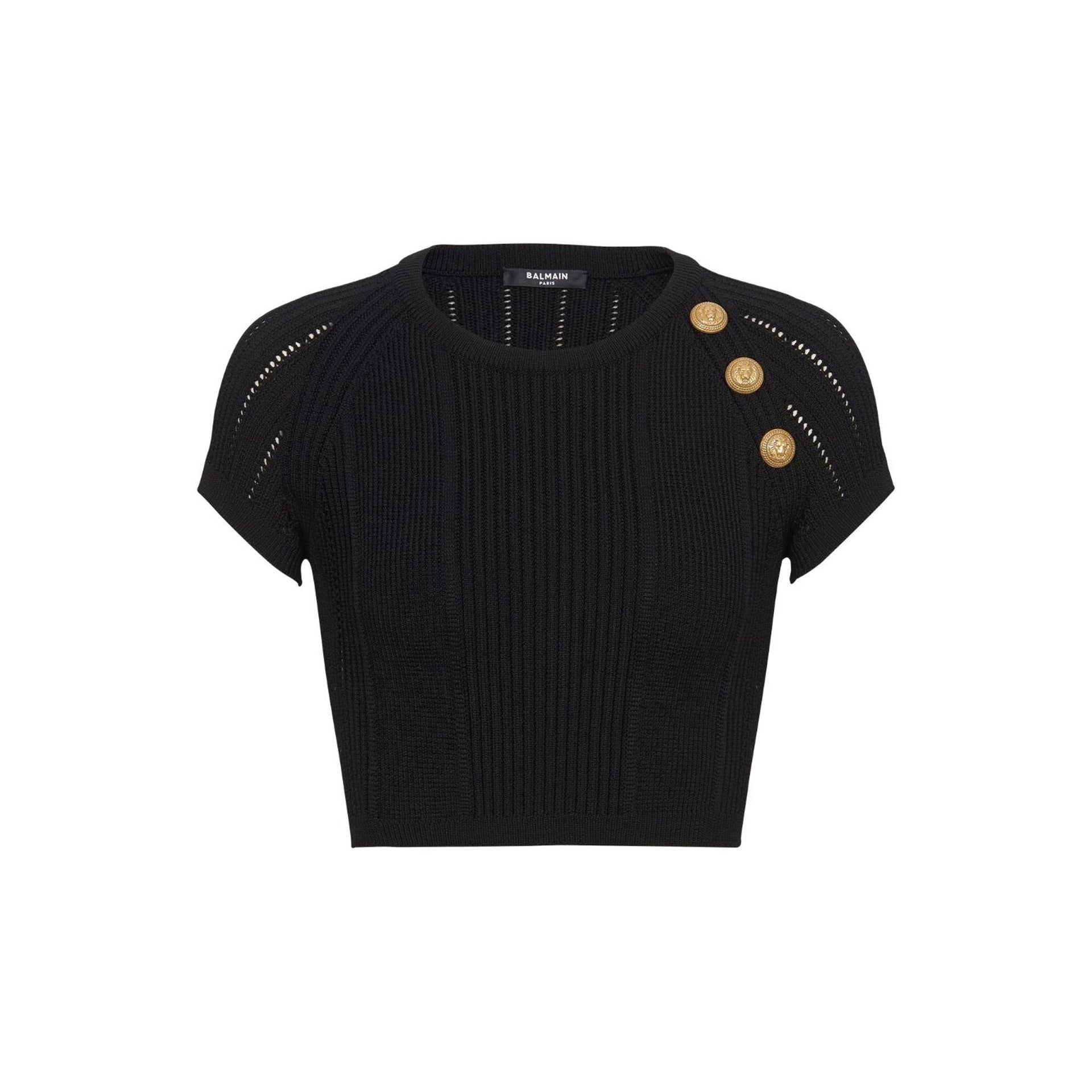 Balmain Cropped Sweater