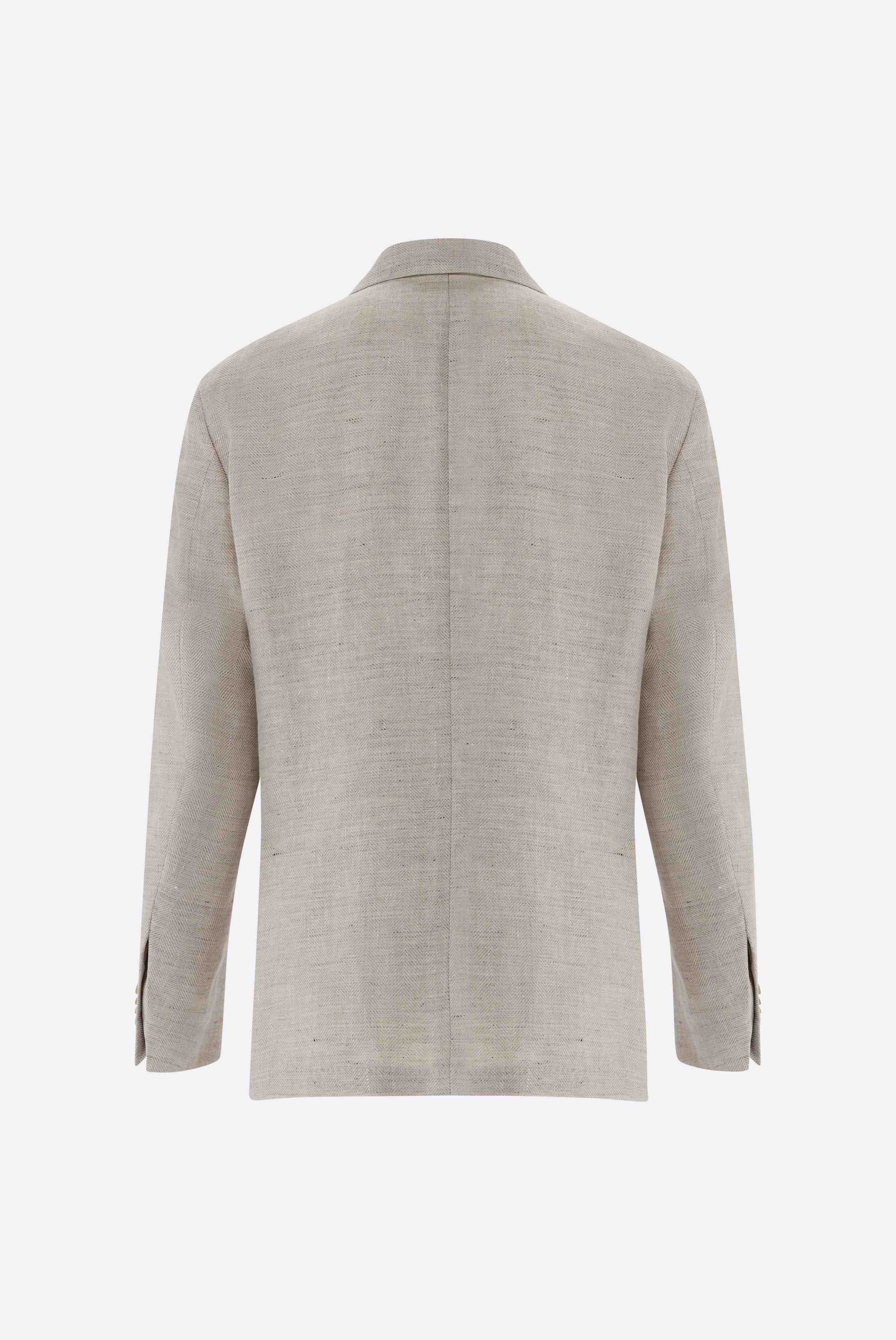 Ungefüttertes Sakko mit Leinen