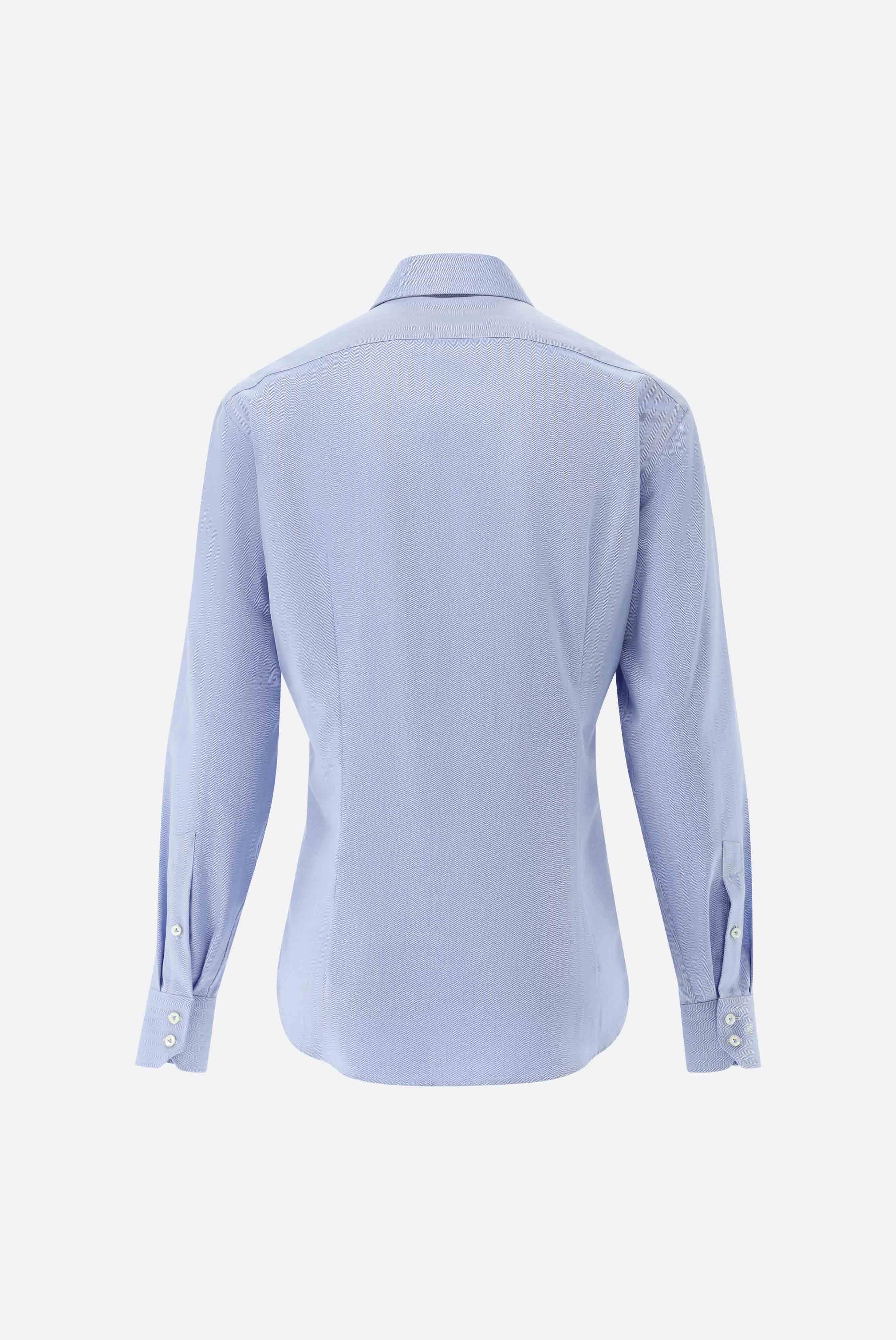 Hemd mit Fischgrat Muster Tailor Fit