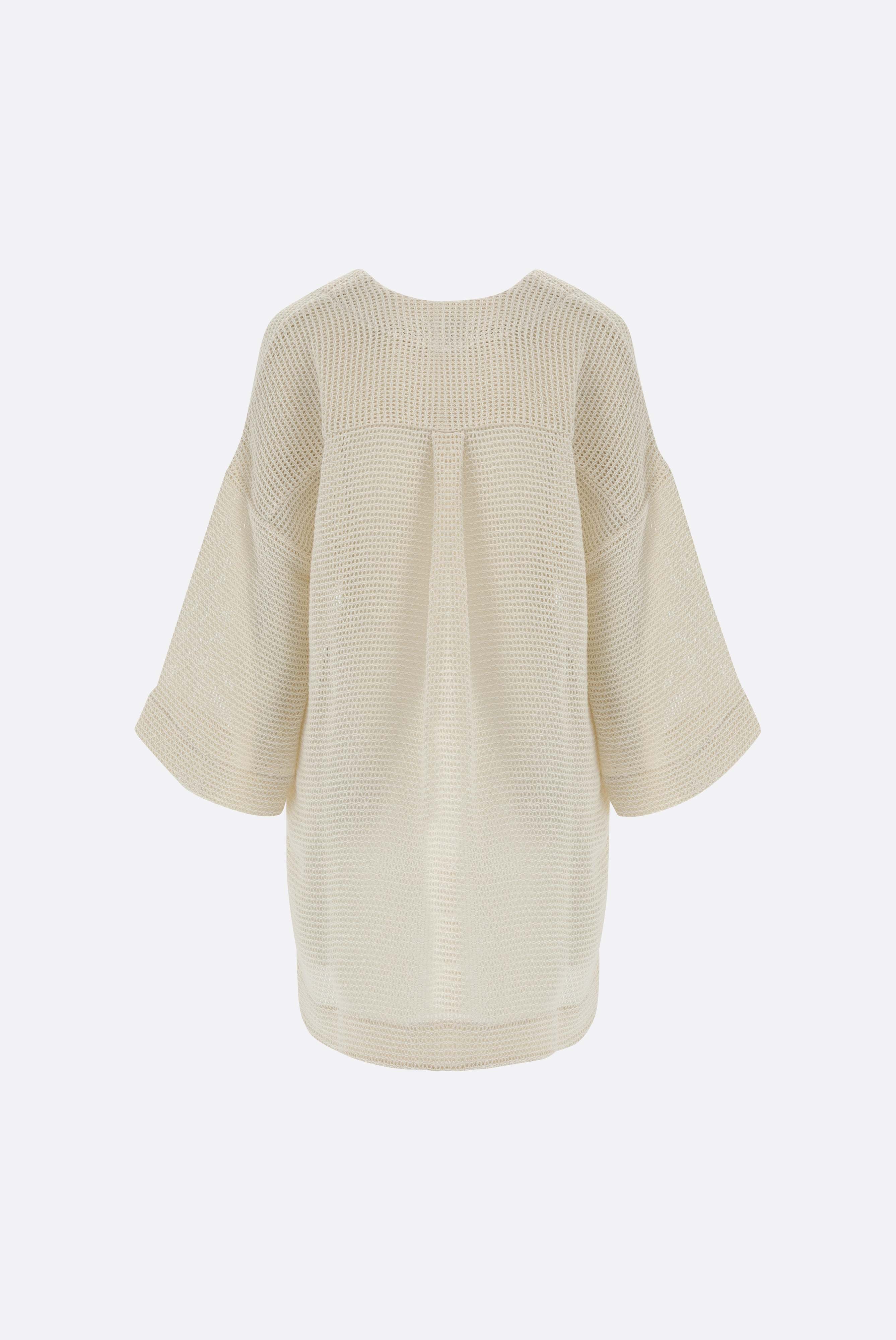 Van Laack-Tunika mit Netzoptik-Hemden & Blusen-Black-Deal-Outlet-by-ARCHIVIST