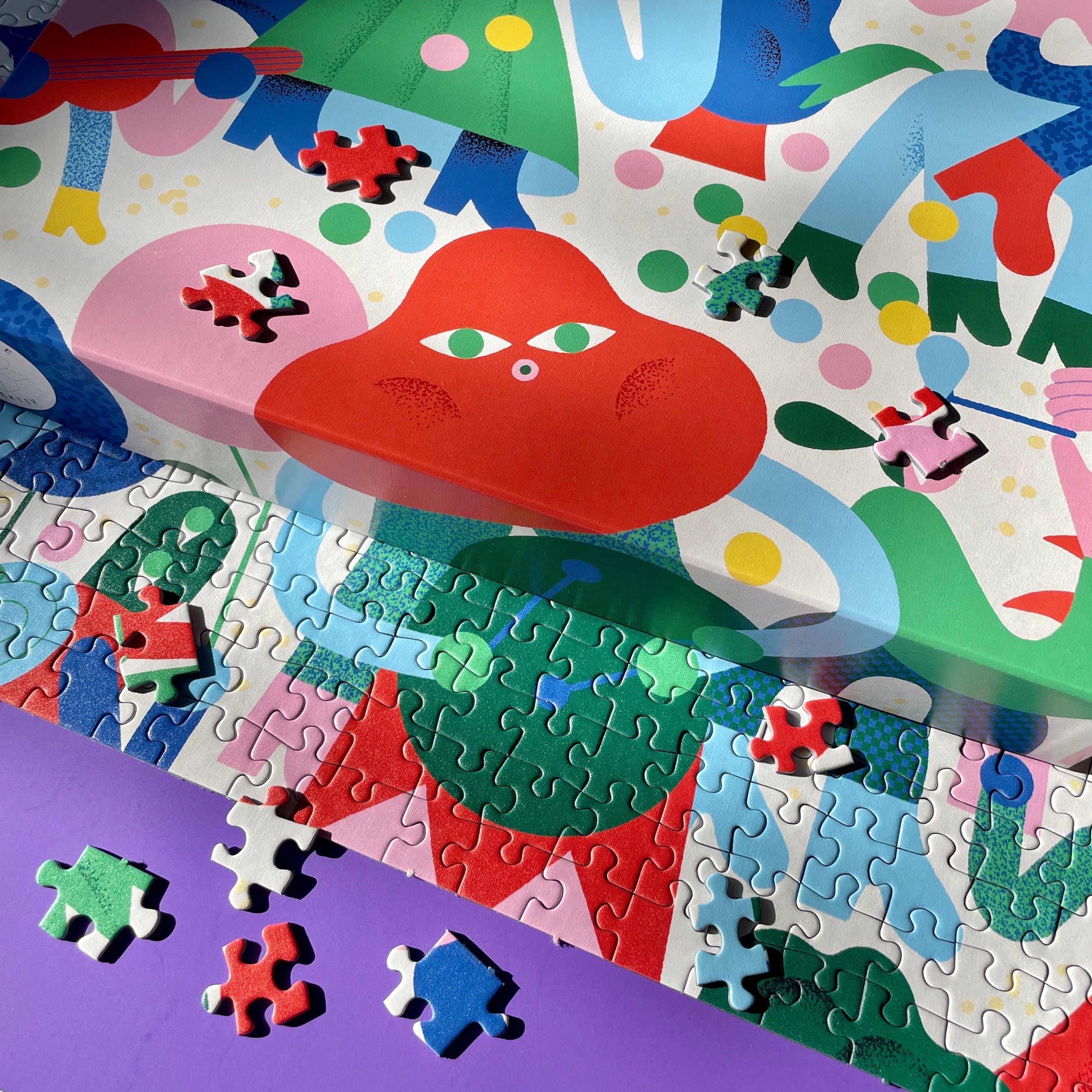 Das Puzzle Kollektiv-"Dream Parade"-500 Teile-Black-Deal-Outlet-by-ARCHIVIST