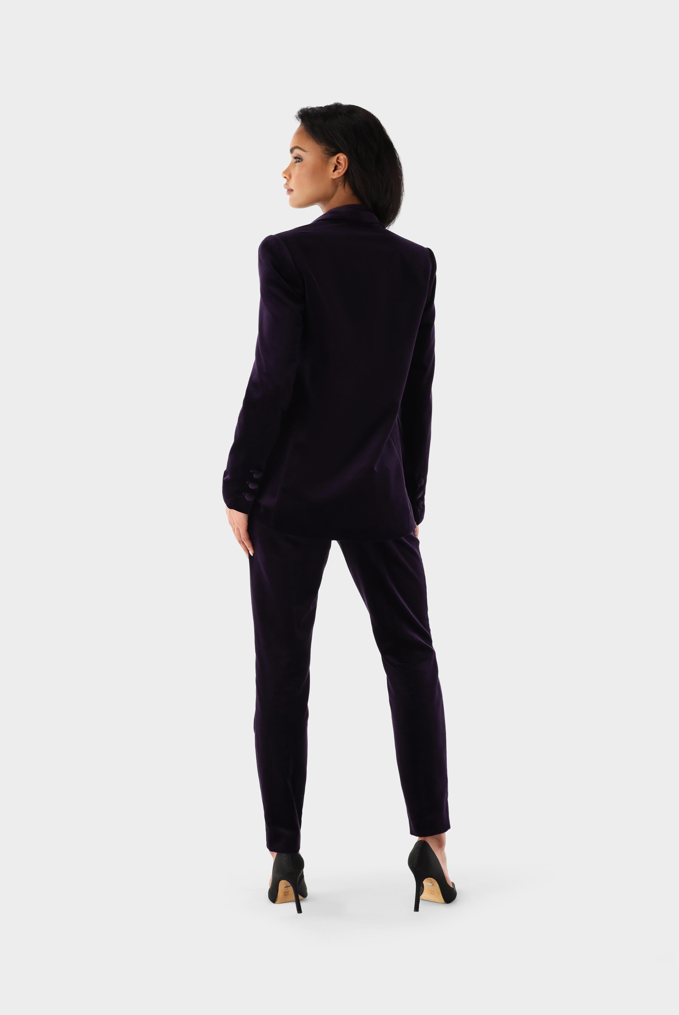 Lockerer Blazer aus Samt