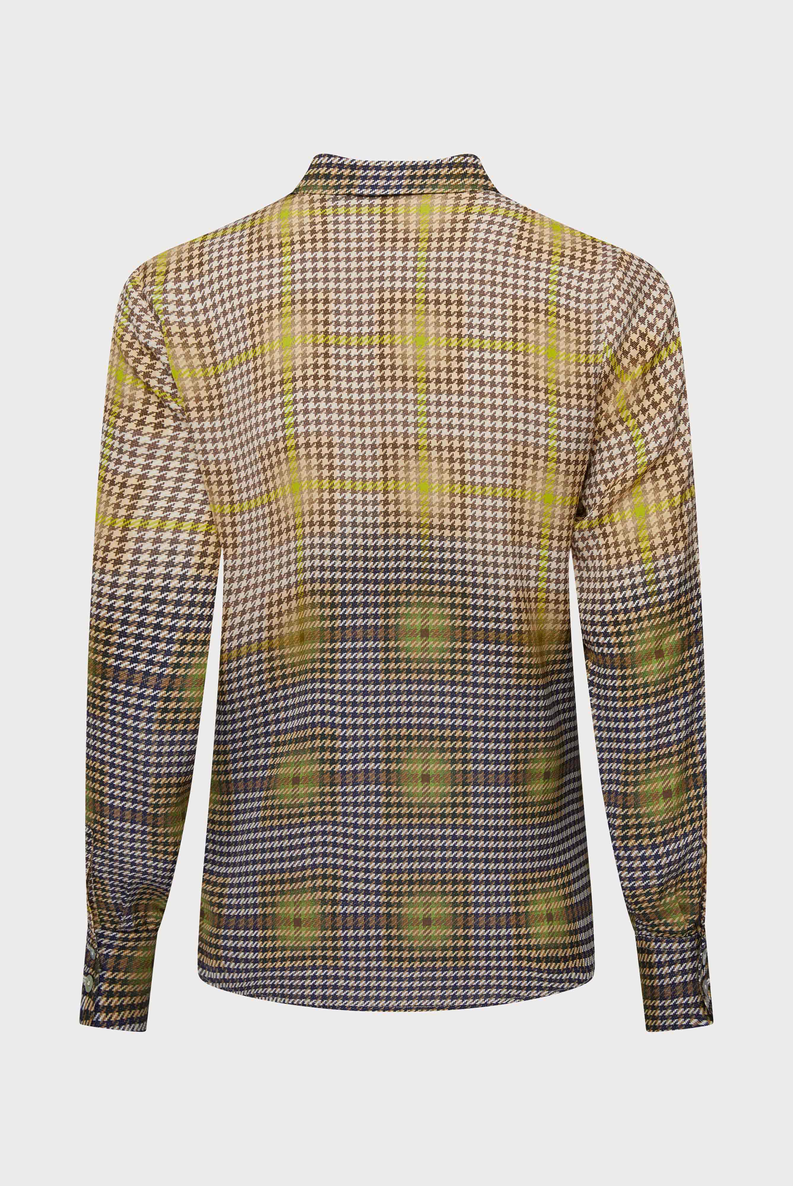 Taillierte Hemdbluse aus Viskose