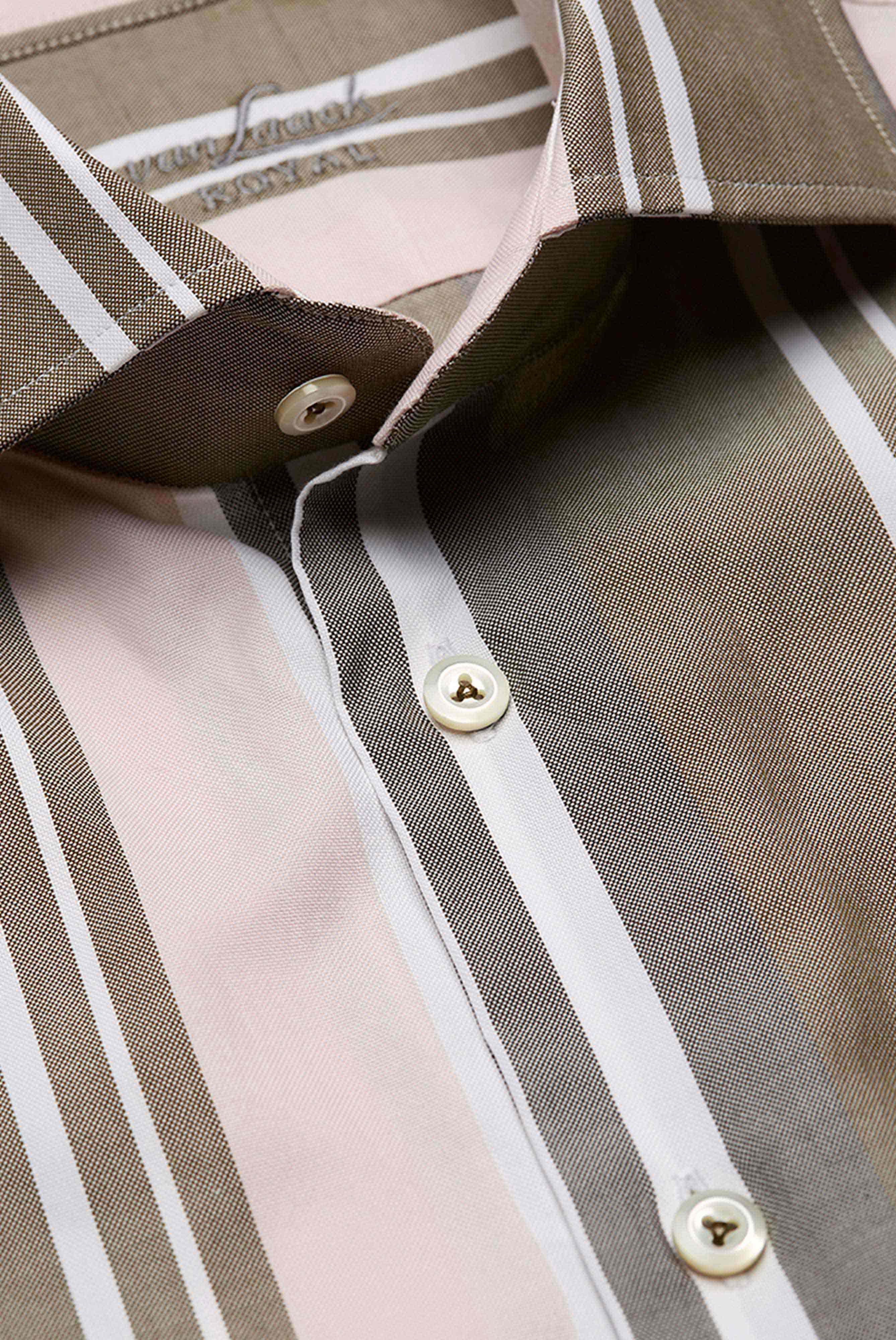 Van Laack-Sommerliches Hemd Slim Fit mit Streifenstruktur-Hemden & Blusen-Black-Deal-Outlet-by-ARCHIVIST