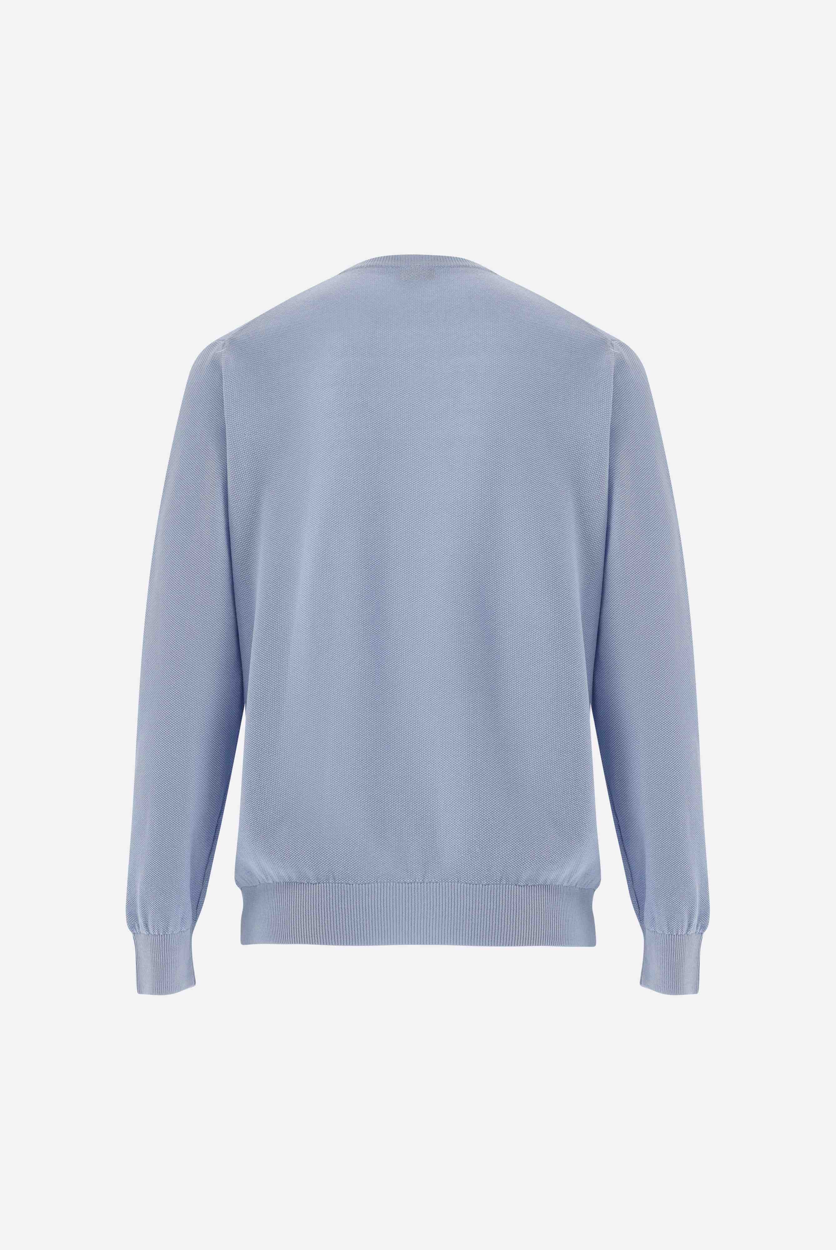 Van Laack-Rundhalspullover mit Reiskorn Optik-Strick & Pullover-Black-Deal-Outlet-by-ARCHIVIST