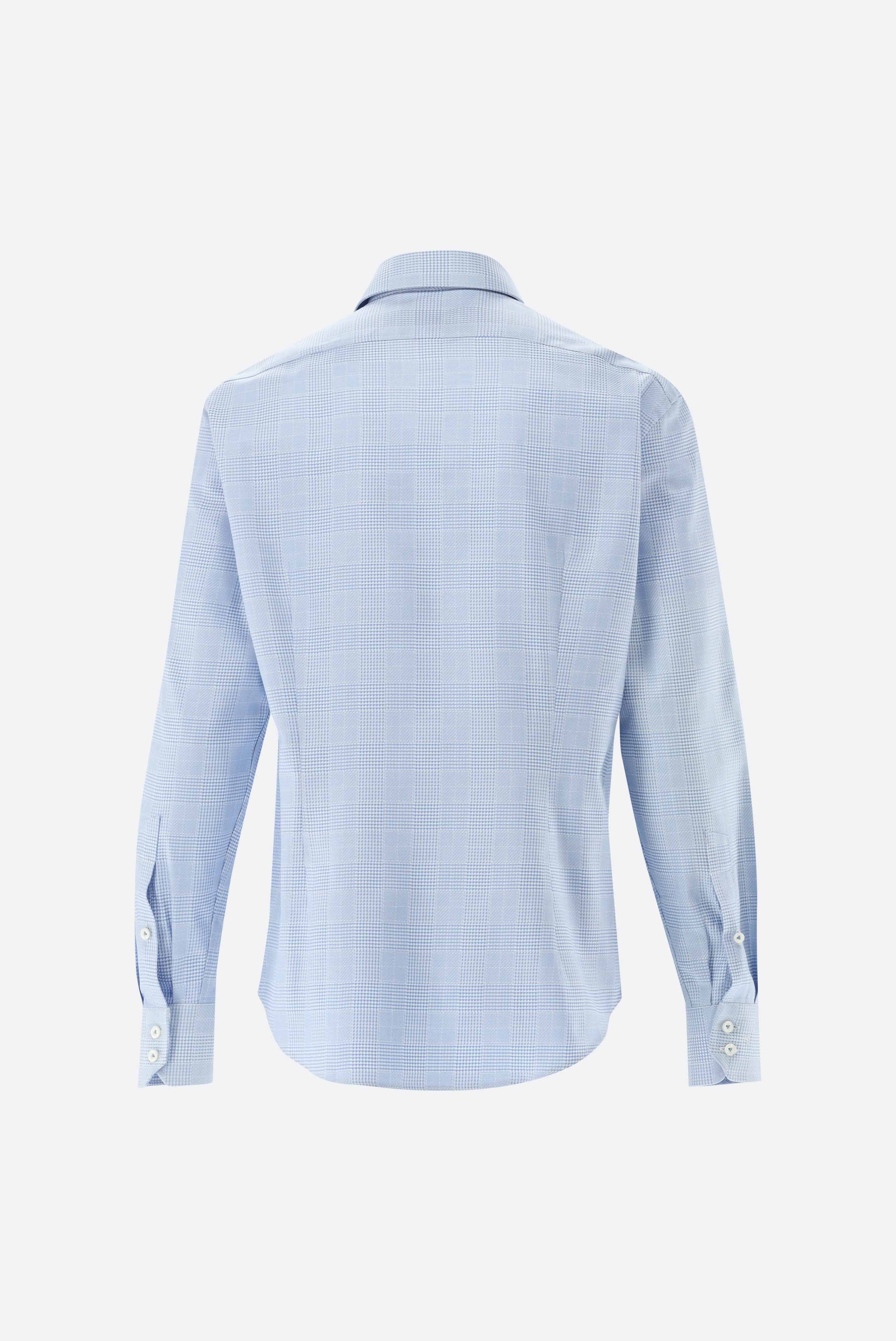 Checkered shirt with texture, Tailor Fit