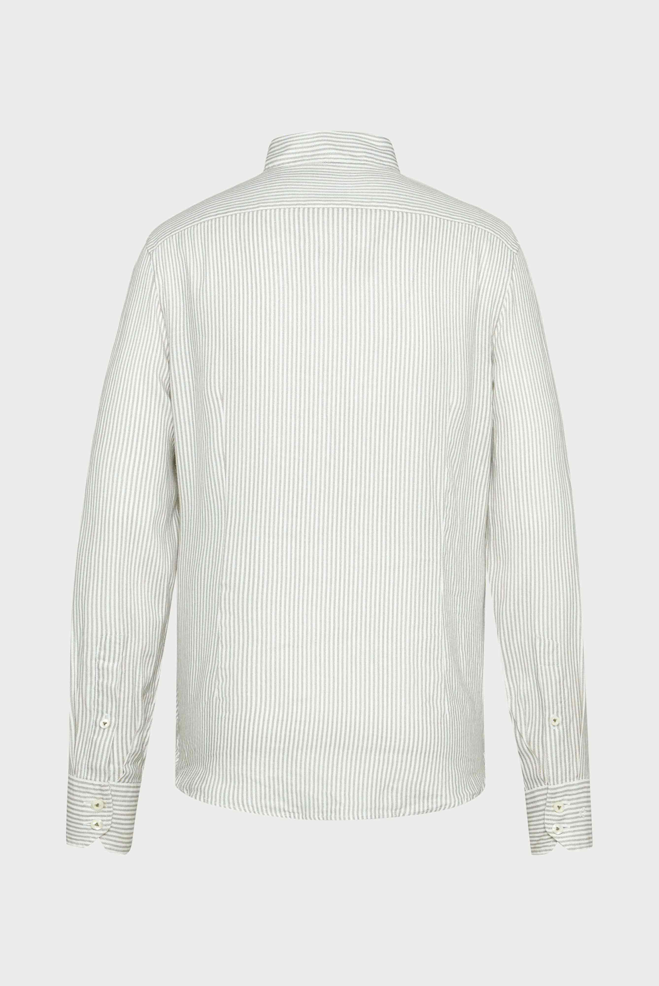 Van Laack-Gestreiftes Leinenhemd-Hemden & Blusen-Black-Deal-Outlet-by-ARCHIVIST