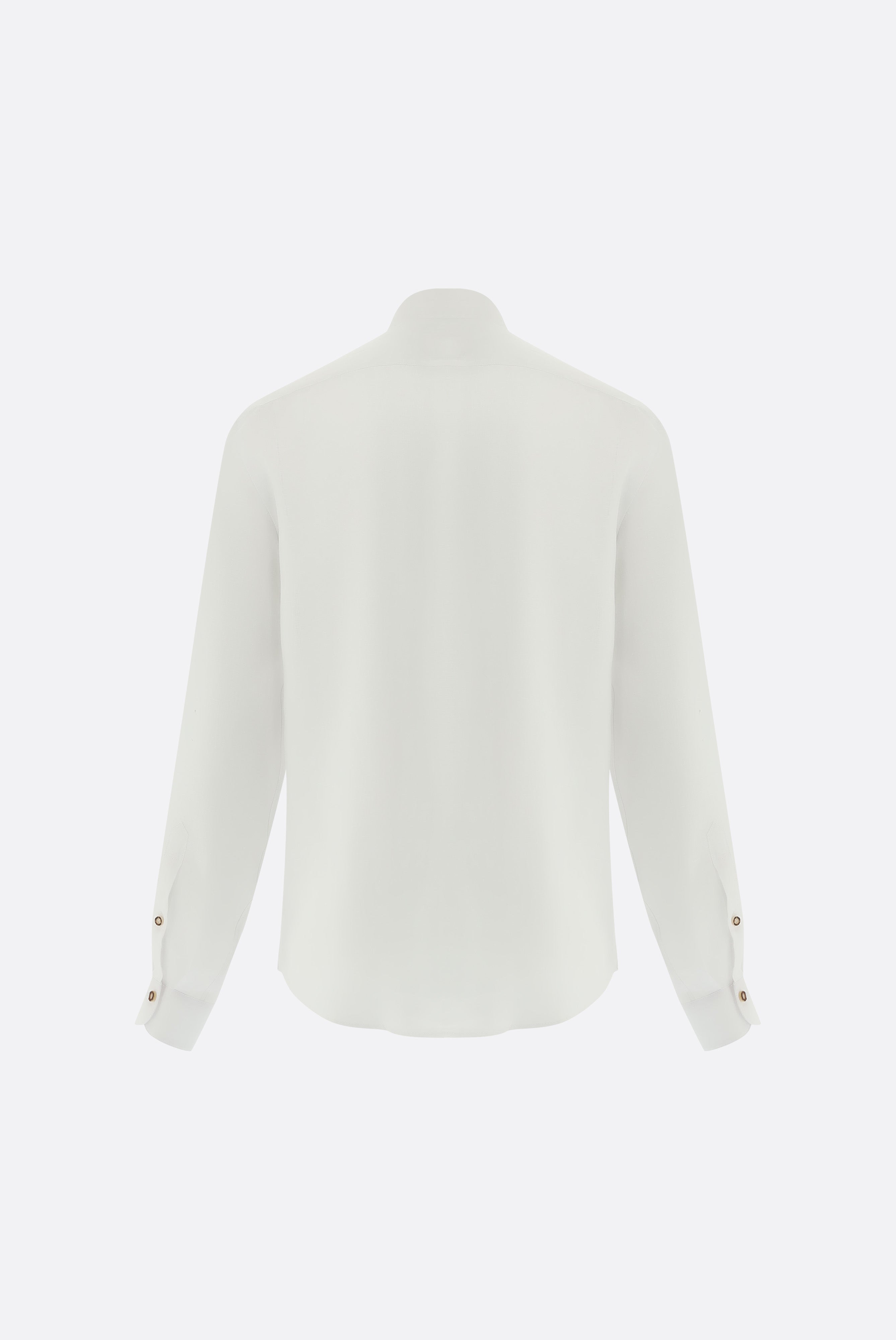 Van Laack-Stehkragen Hemd aus Leinen-Hemden & Blusen-Black-Deal-Outlet-by-ARCHIVIST