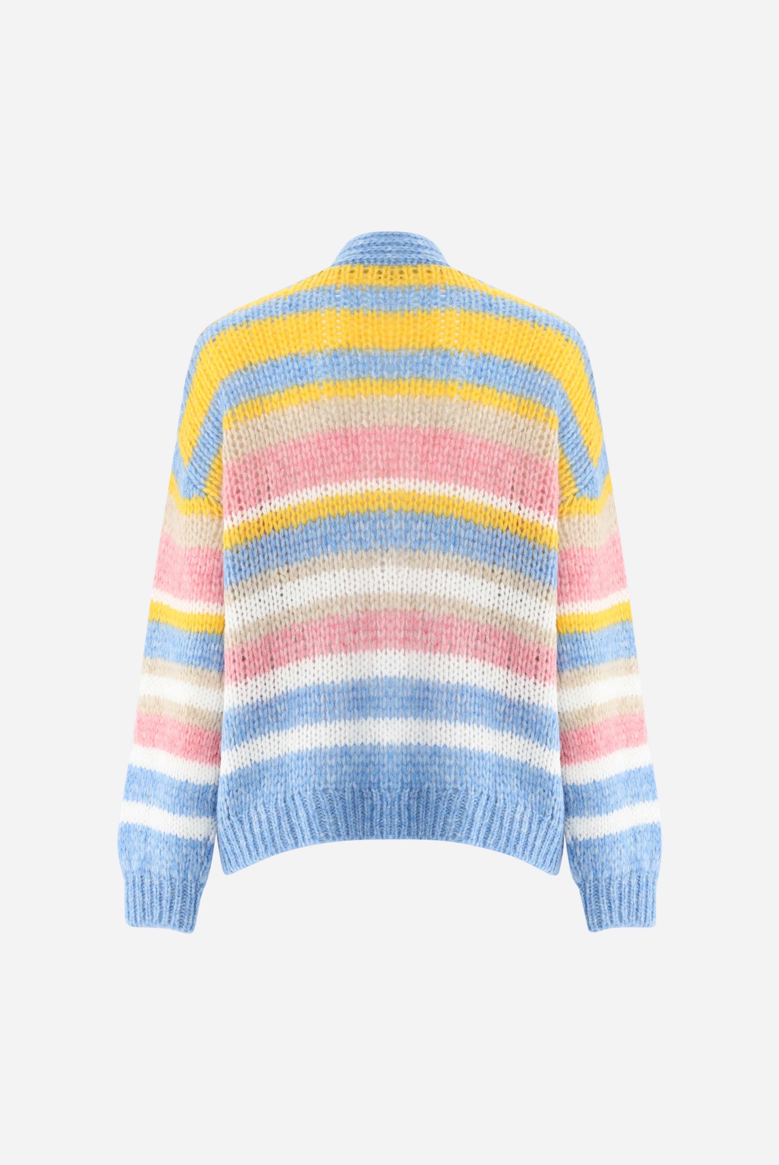 Van Laack-Bunte Strickjacke Relaxed Fit-Jacken & Mäntel-Black-Deal-Outlet-by-ARCHIVIST