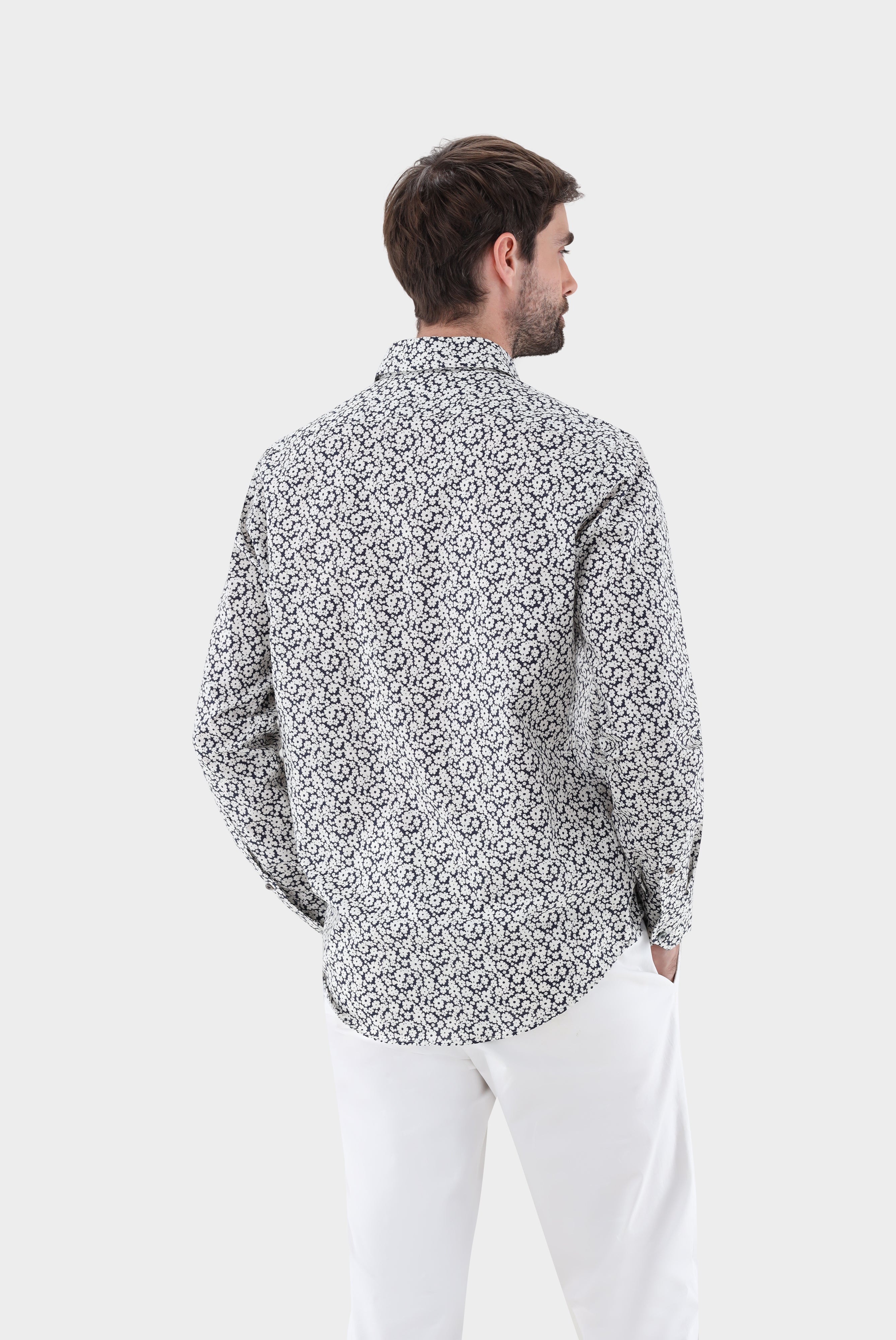 Van Laack-Hemd mit Blumenmuster Tailor Fit-Hemden & Blusen-Black-Deal-Outlet-by-ARCHIVIST