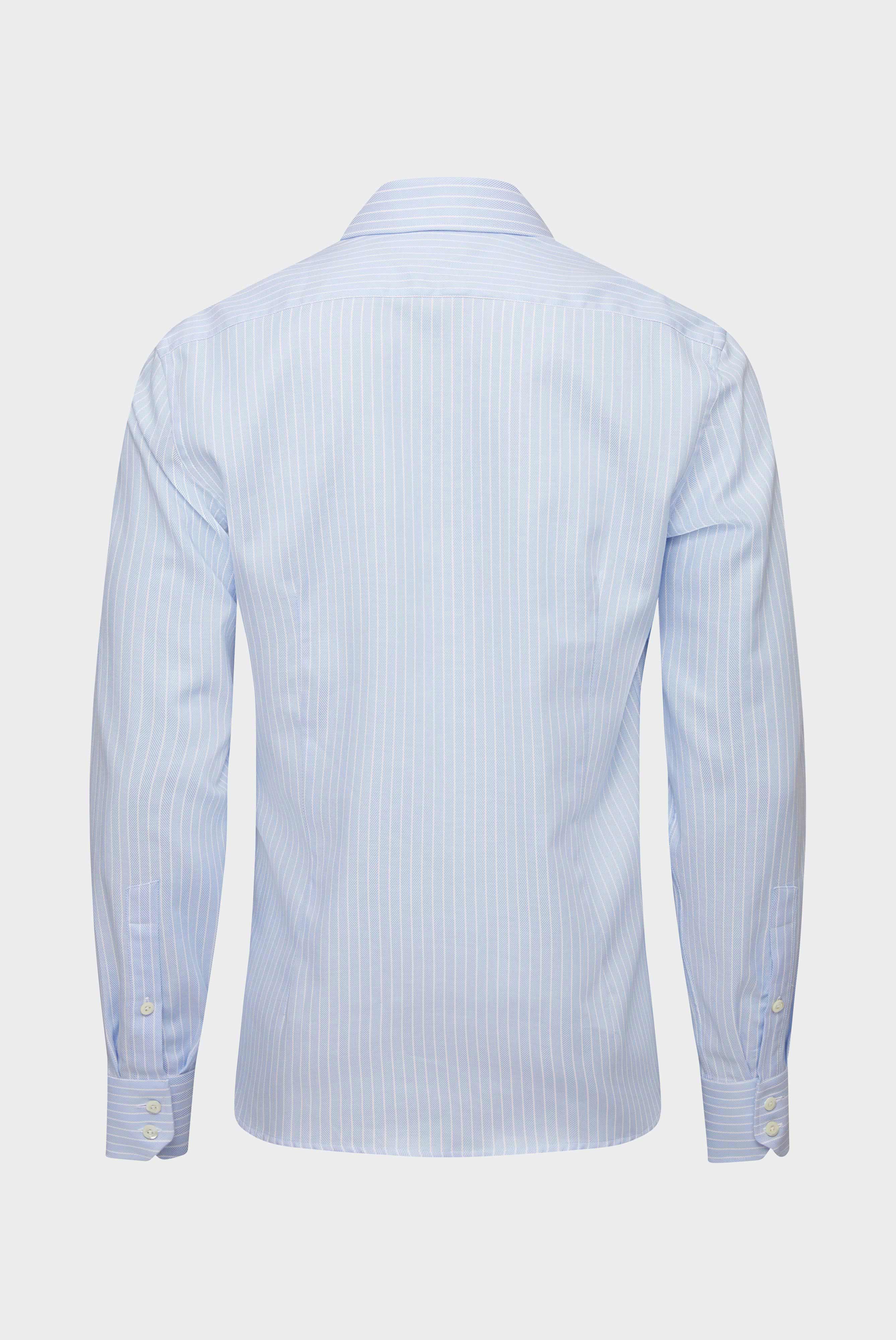 Van Laack-Gestreiftes Twill Businesshemd Tailor Fit-Hemden & Blusen-Black-Deal-Outlet-by-ARCHIVIST