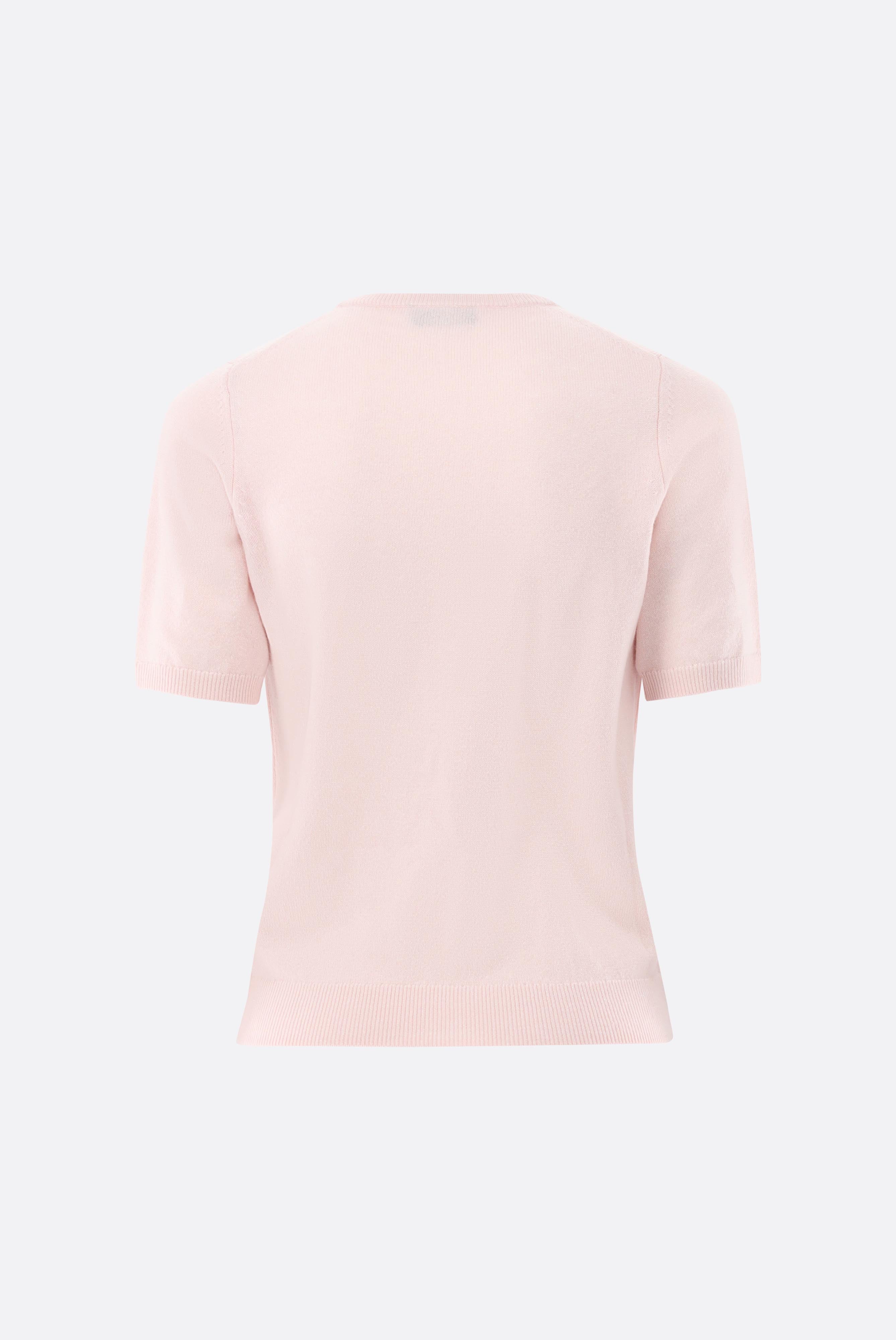 Van Laack-Kaschmir Strick T-Shirt-Shirts-Black-Deal-Outlet-by-ARCHIVIST