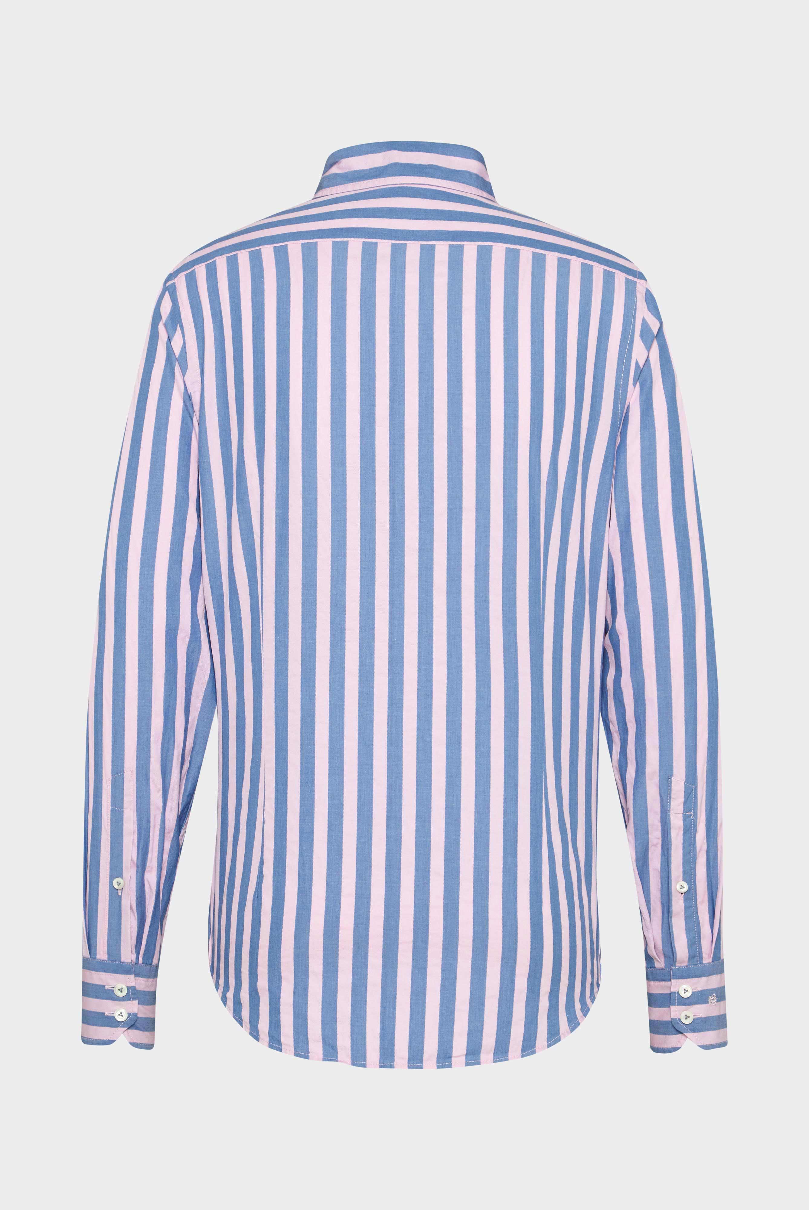 Textured Bengal-striped shirt