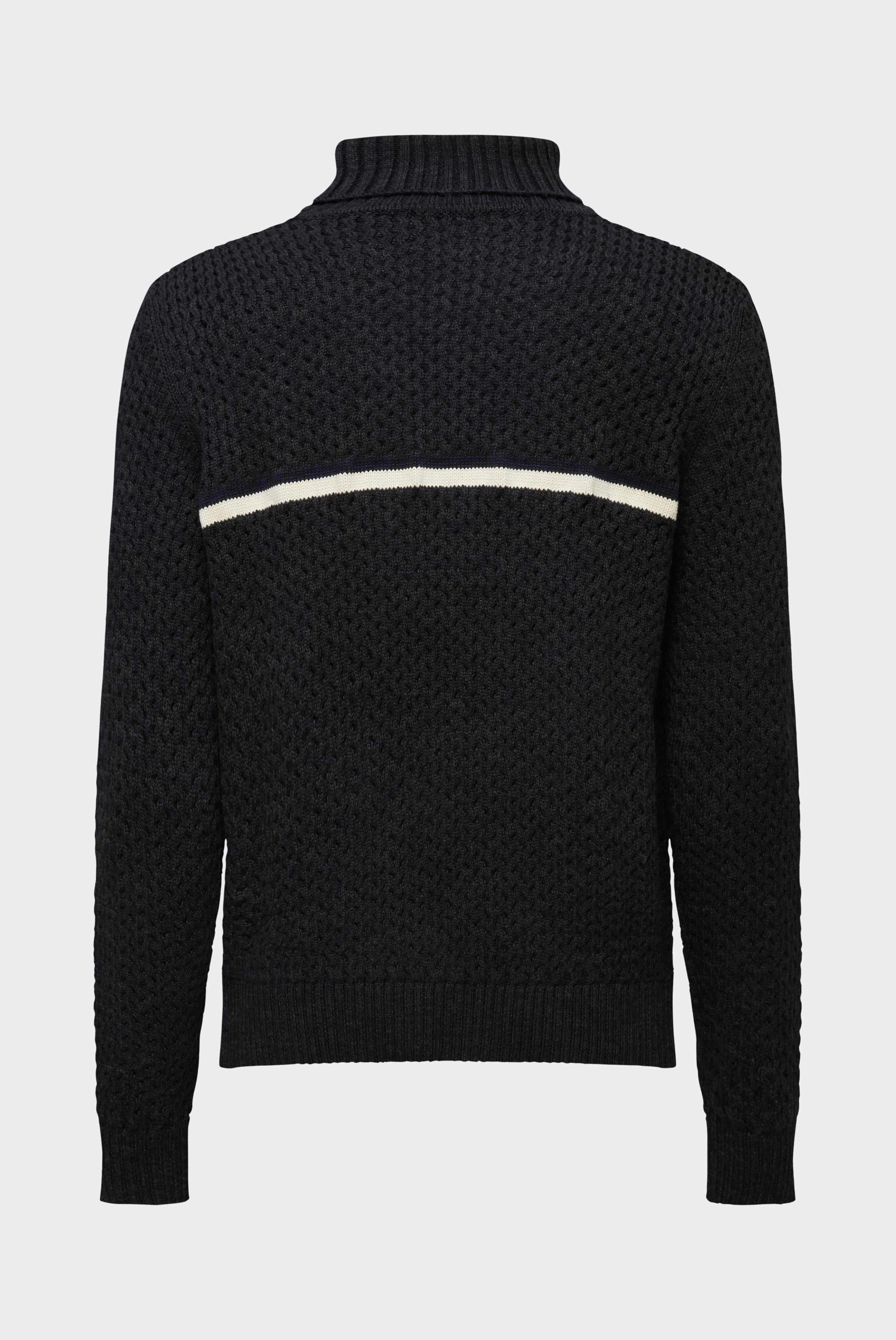 Van Laack-Rollkragenpullover mit Merino und Baumwolle-Strick & Pullover-Black-Deal-Outlet-by-ARCHIVIST
