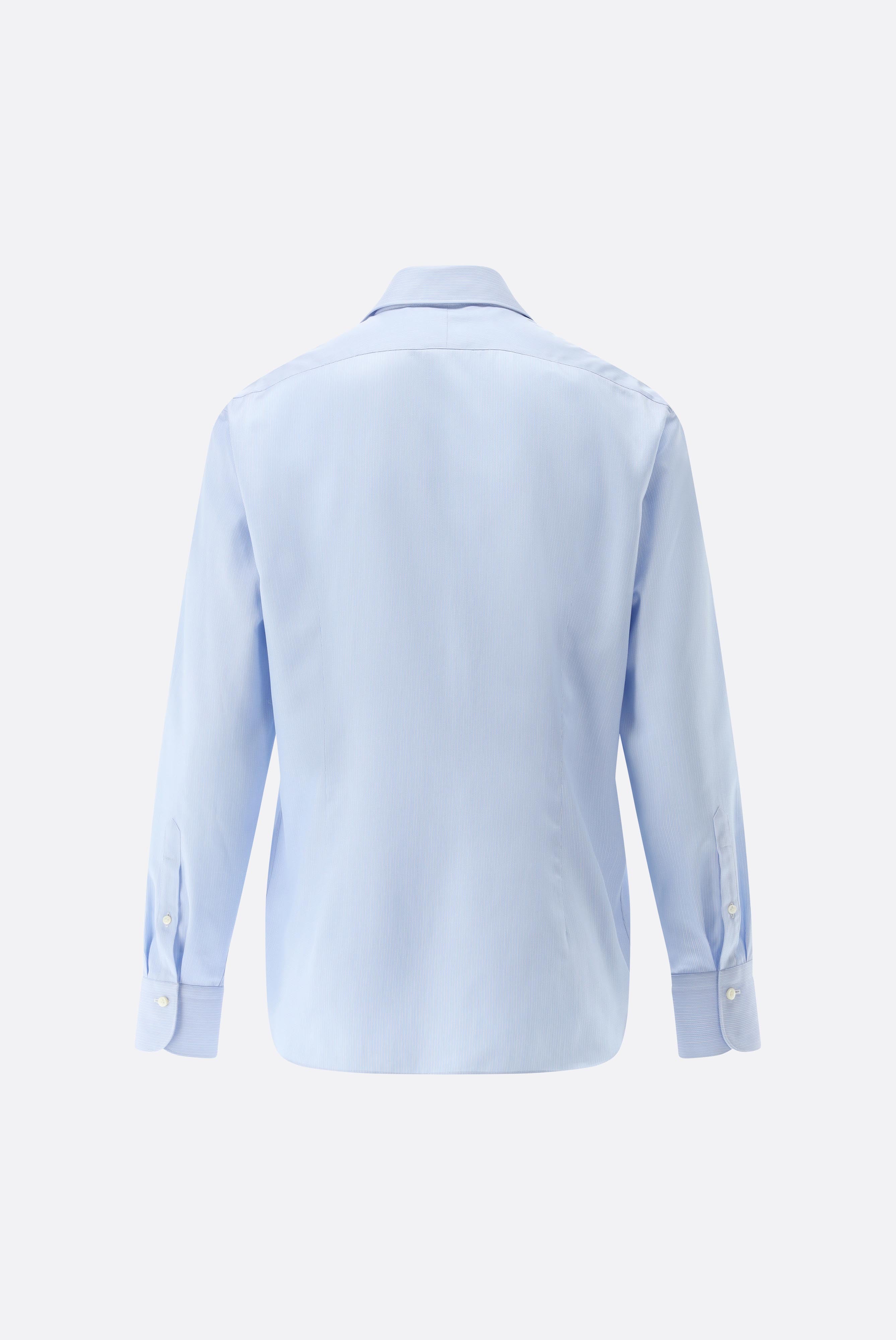 Striped shirt with texture, slim fit