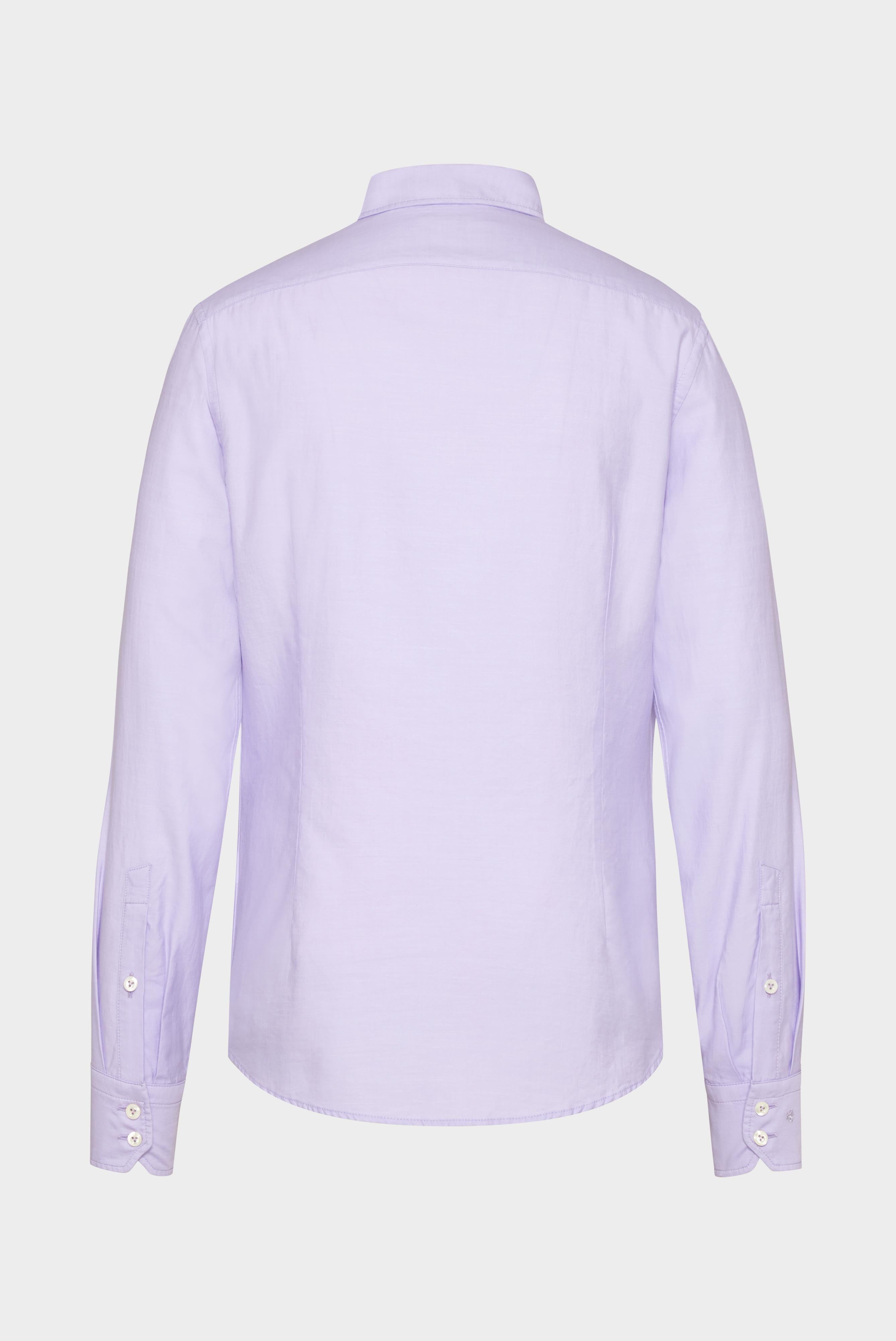 Twill shirt with a small Kent collar