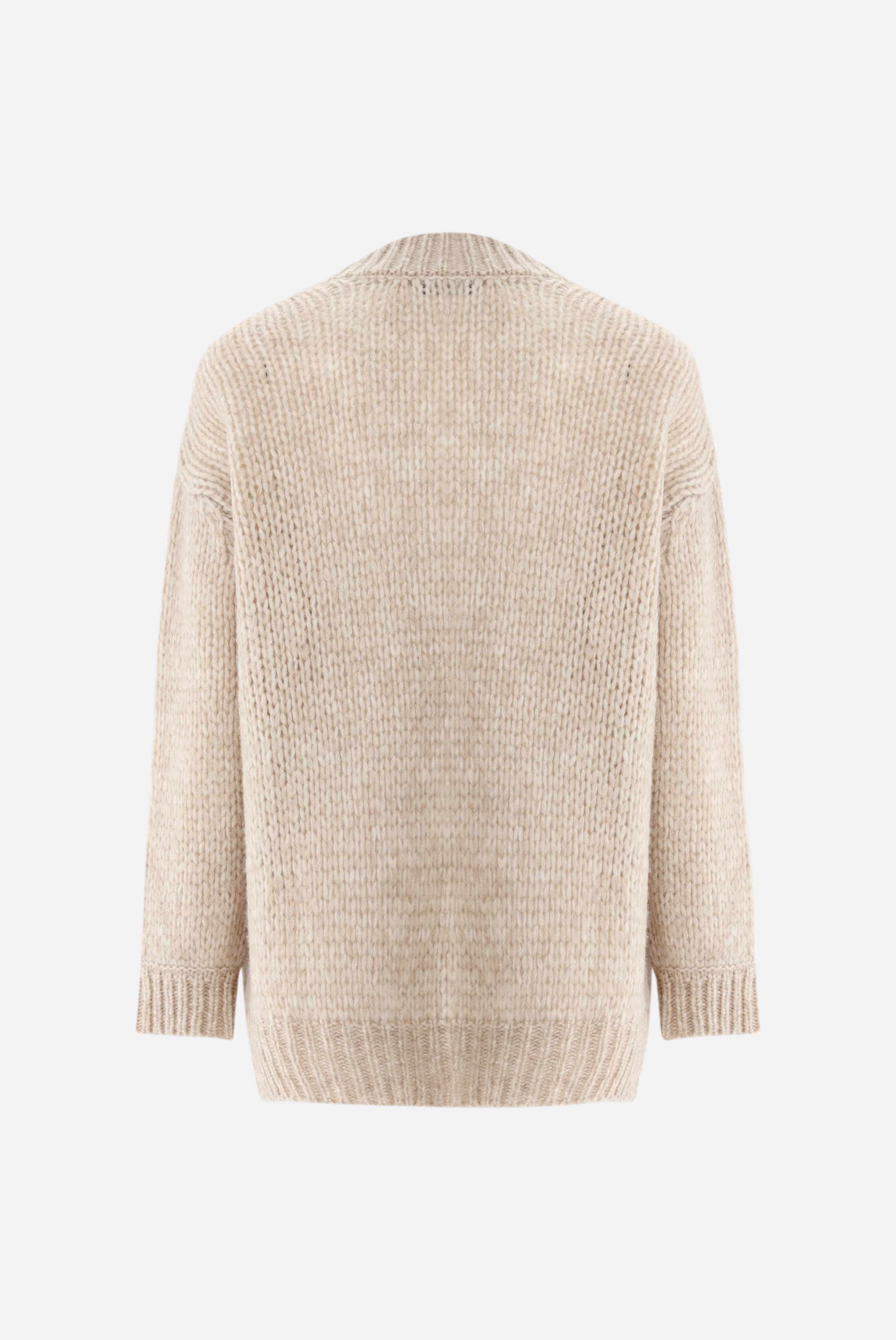 Van Laack-Leichter Oversize Pullover mit V-Aussschnitt-Strick & Pullover-Black-Deal-Outlet-by-ARCHIVIST