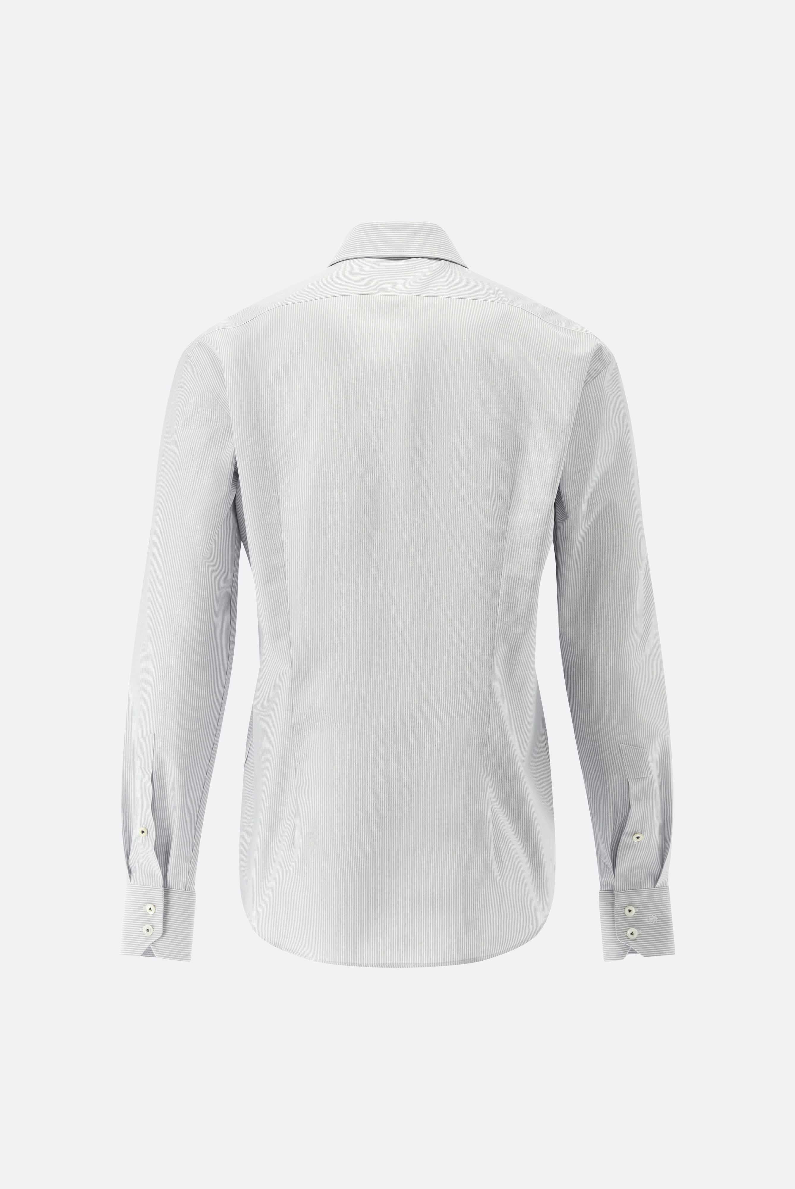 Striped non-iron shirt, tailor fit