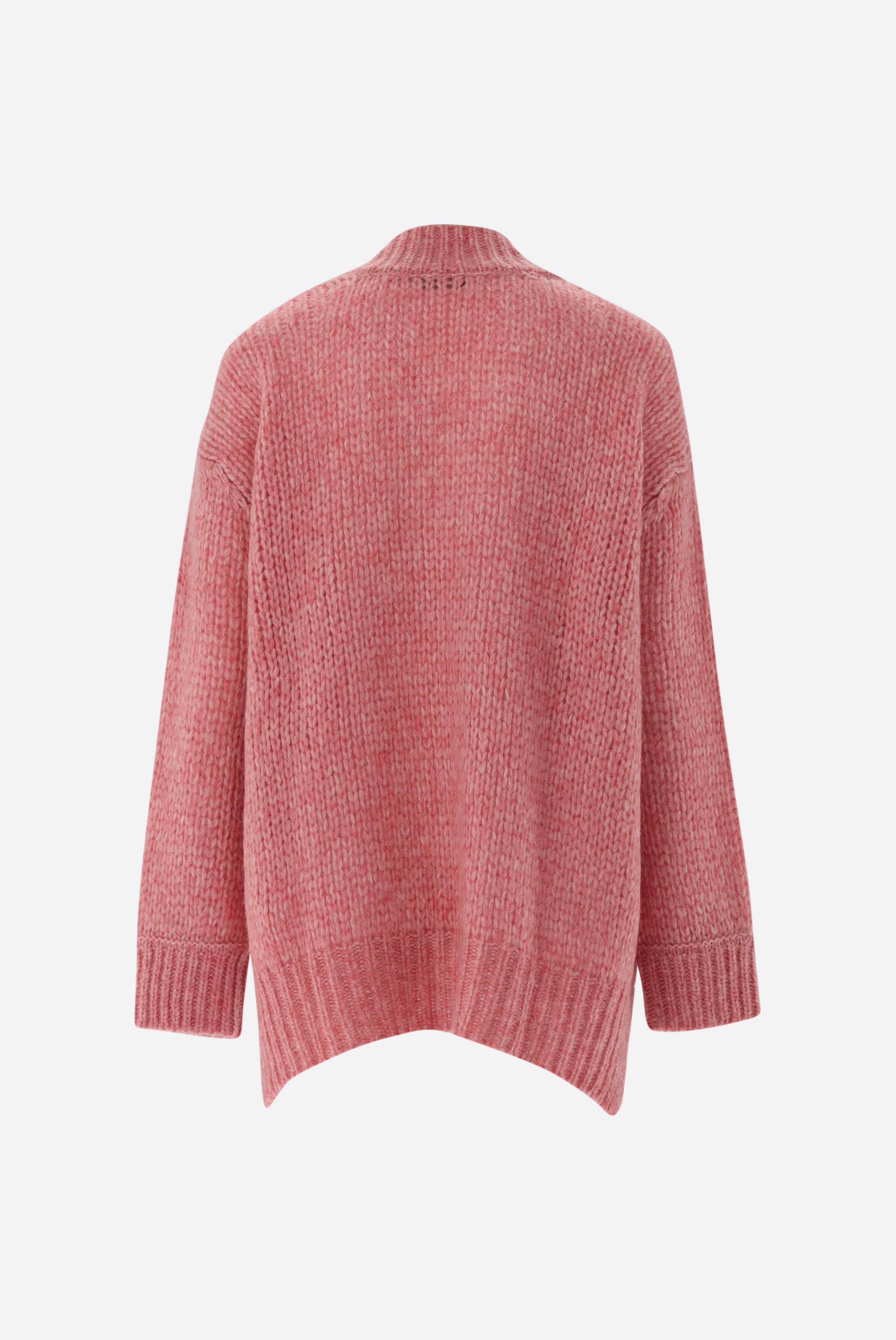 Van Laack-Leichter Oversize Pullover mit V-Aussschnitt-Strick & Pullover-Black-Deal-Outlet-by-ARCHIVIST