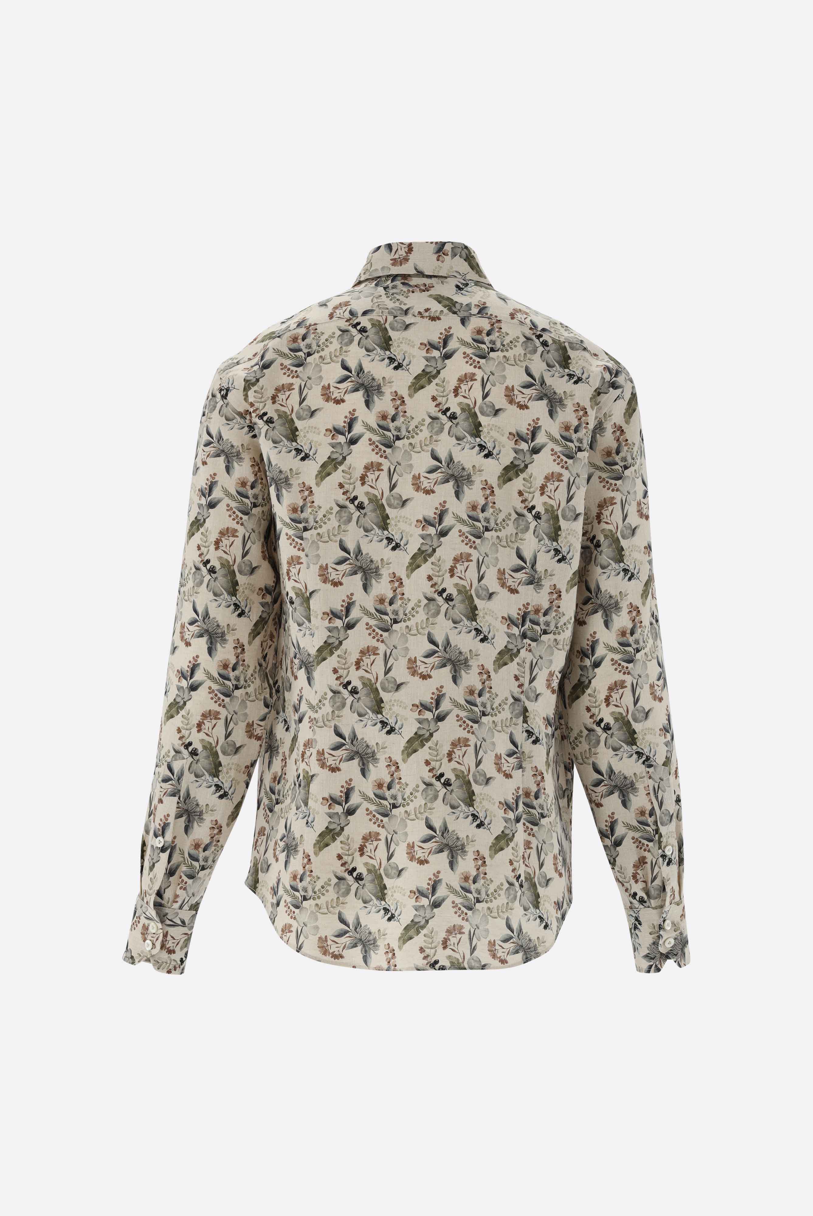 Van Laack-Leinenhemd mit Blumendruck Tailor Fit-Hemden & Blusen-Black-Deal-Outlet-by-ARCHIVIST