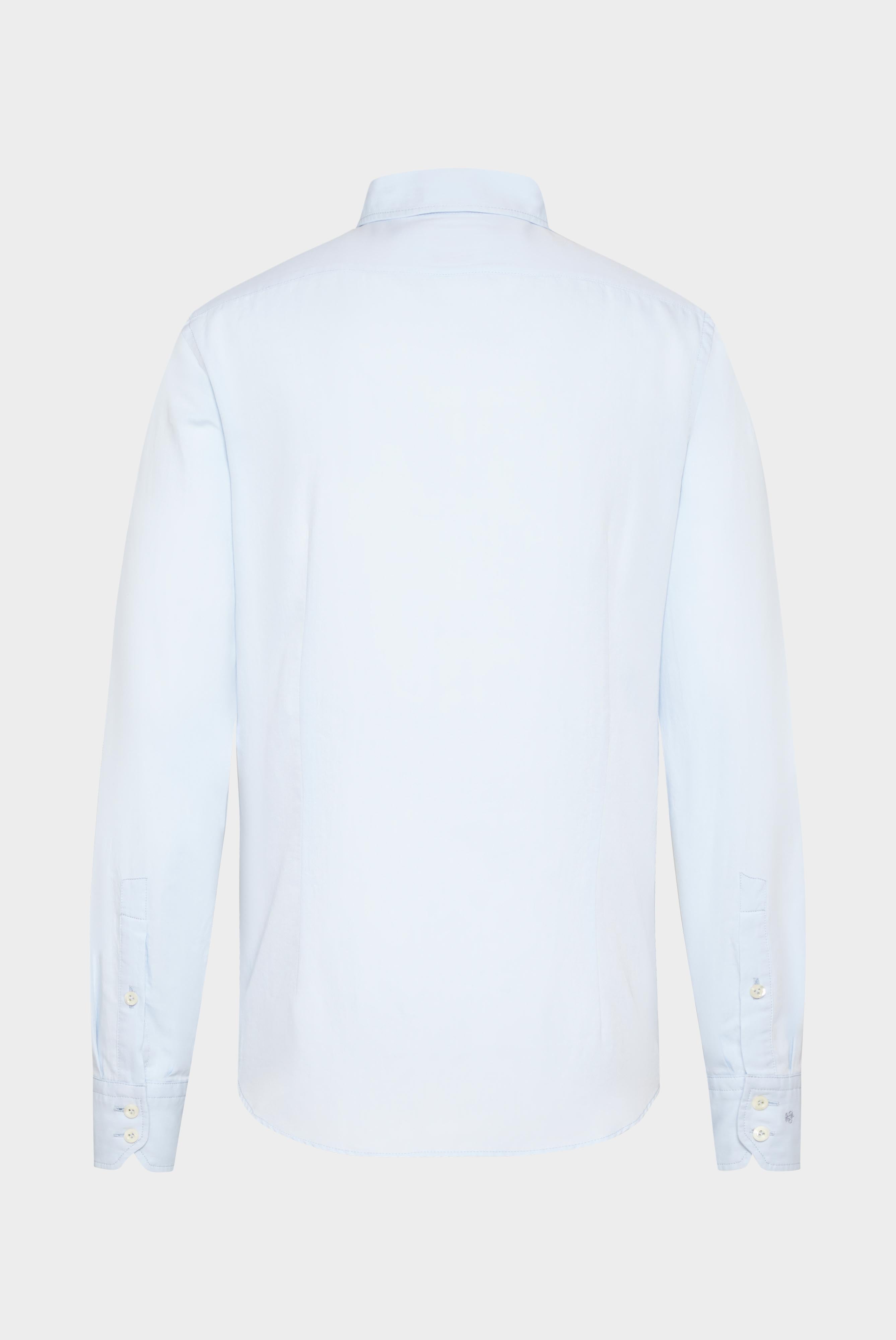 Twill shirt with a small Kent collar