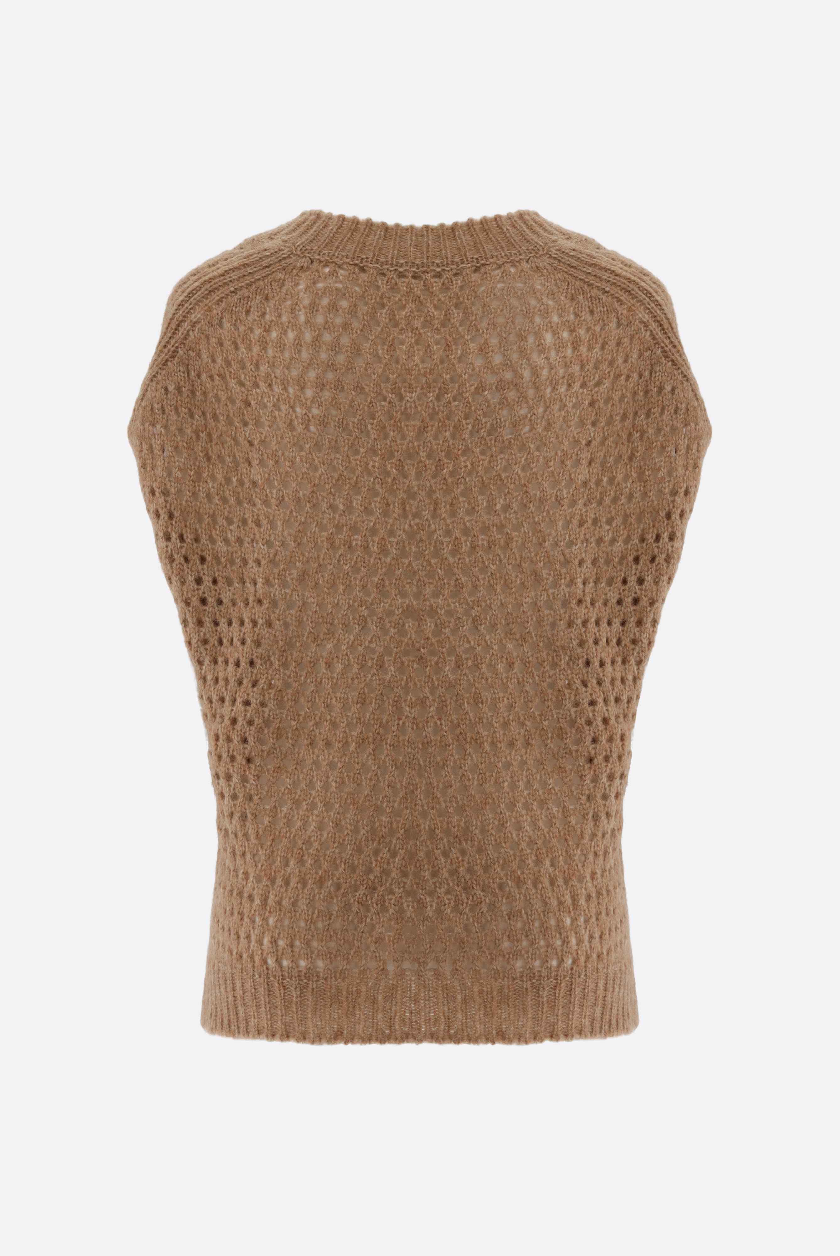 Van Laack-V-Ausschnitt Häkel Pullunder-Strick & Pullover-Black-Deal-Outlet-by-ARCHIVIST