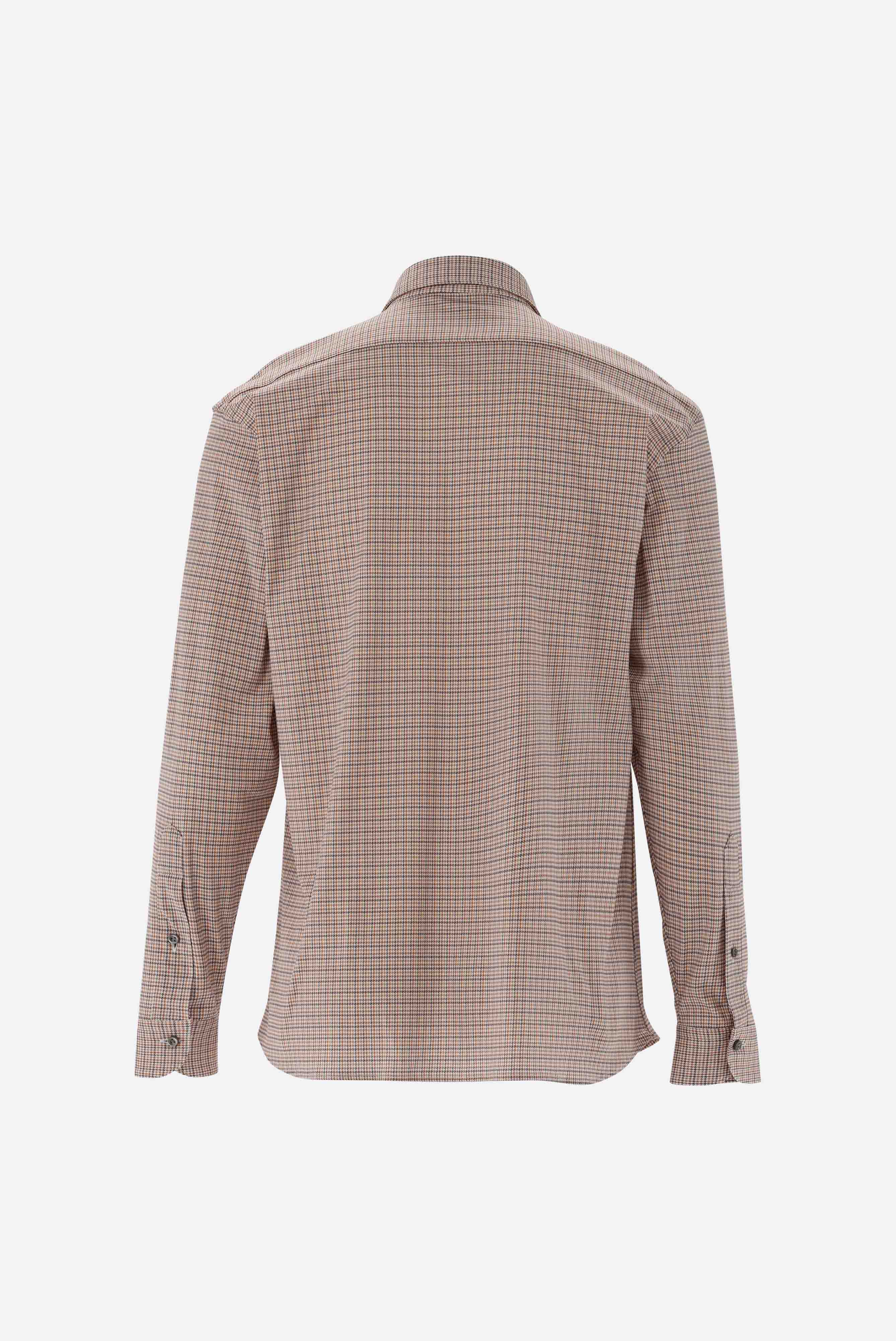 Jersey shirt made of Swiss cotton with texture