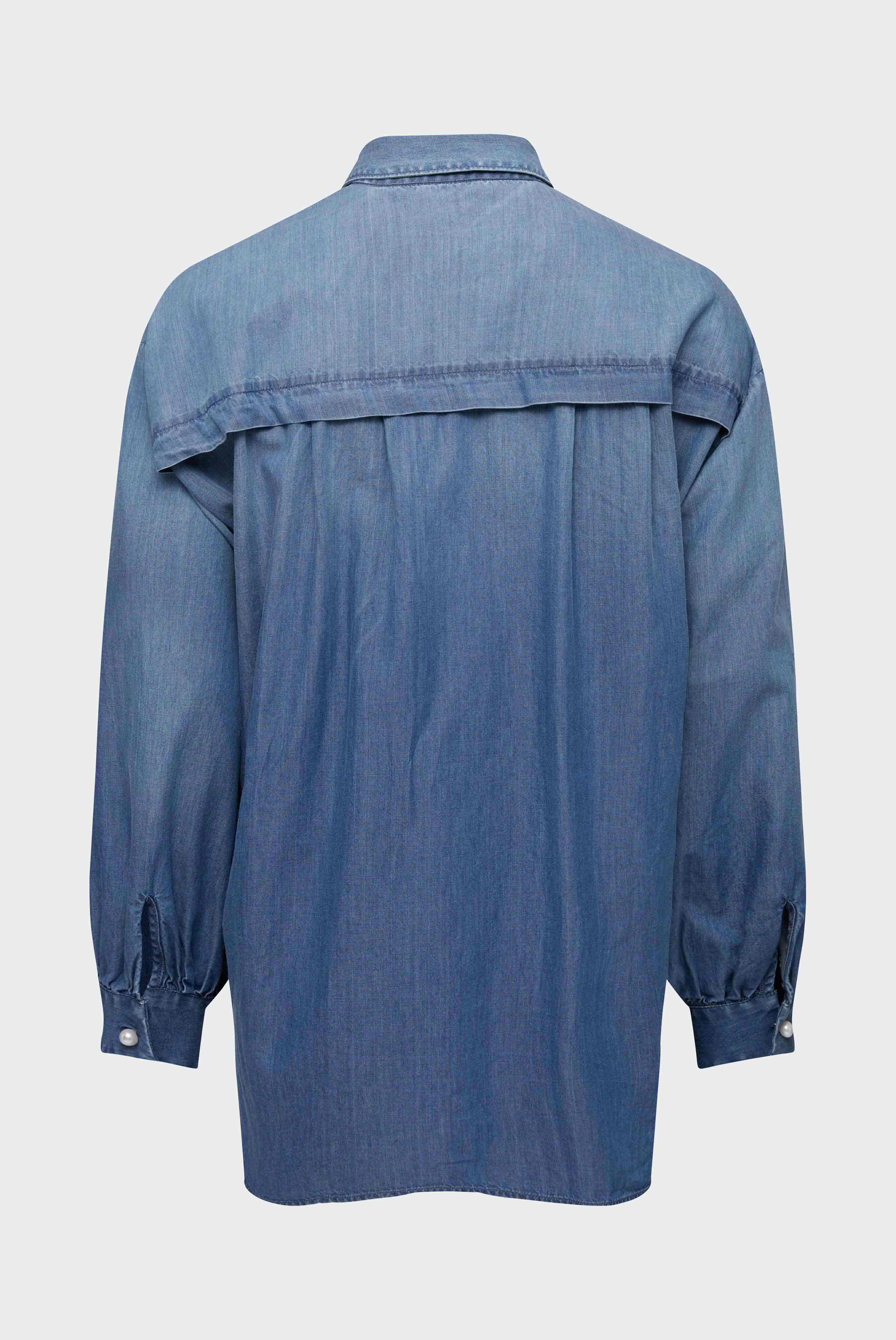 Oversize Denim Hemdbluse