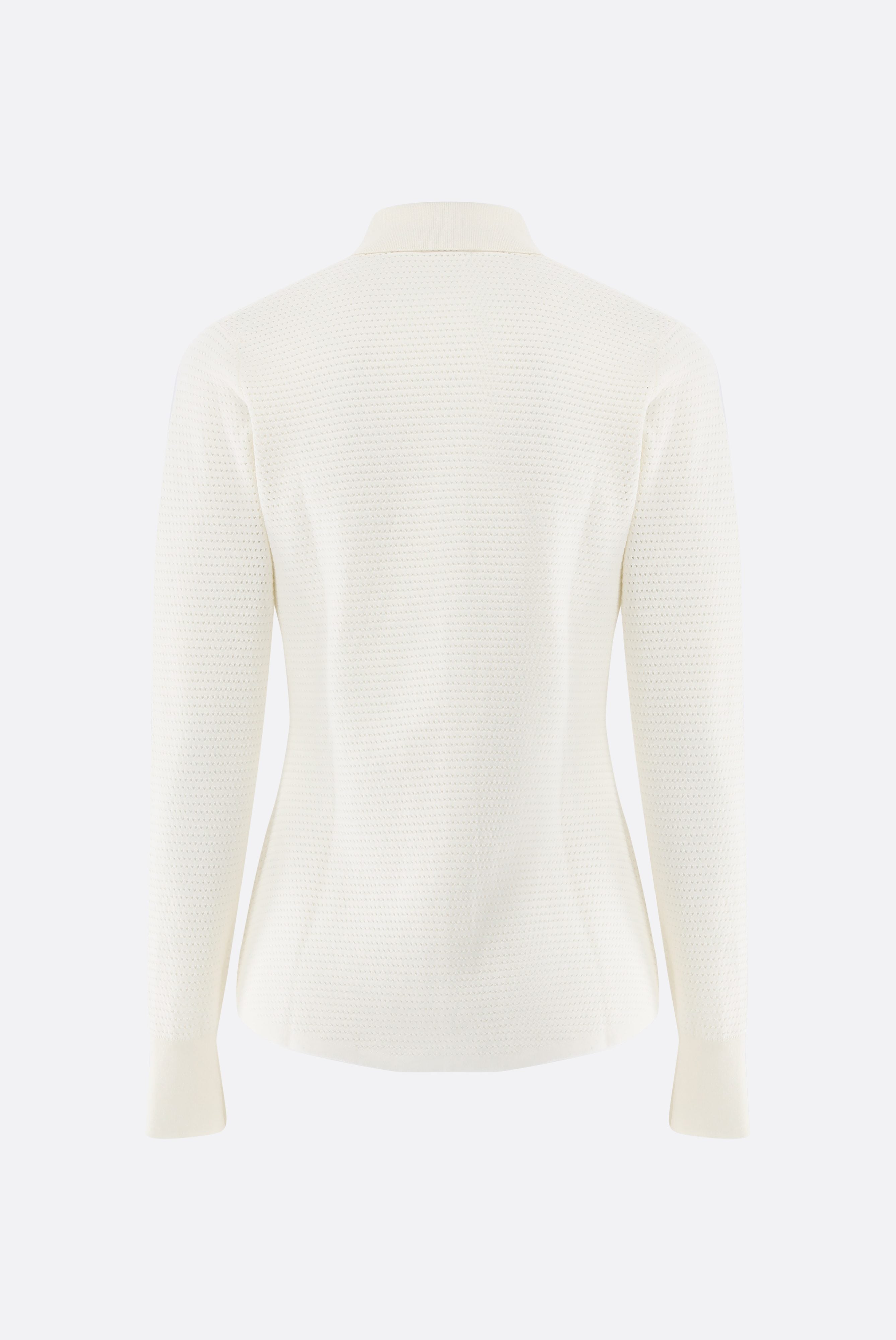 Van Laack-Bluse mit Retro Struktur aus Air Cotton-Hemden & Blusen-Black-Deal-Outlet-by-ARCHIVIST