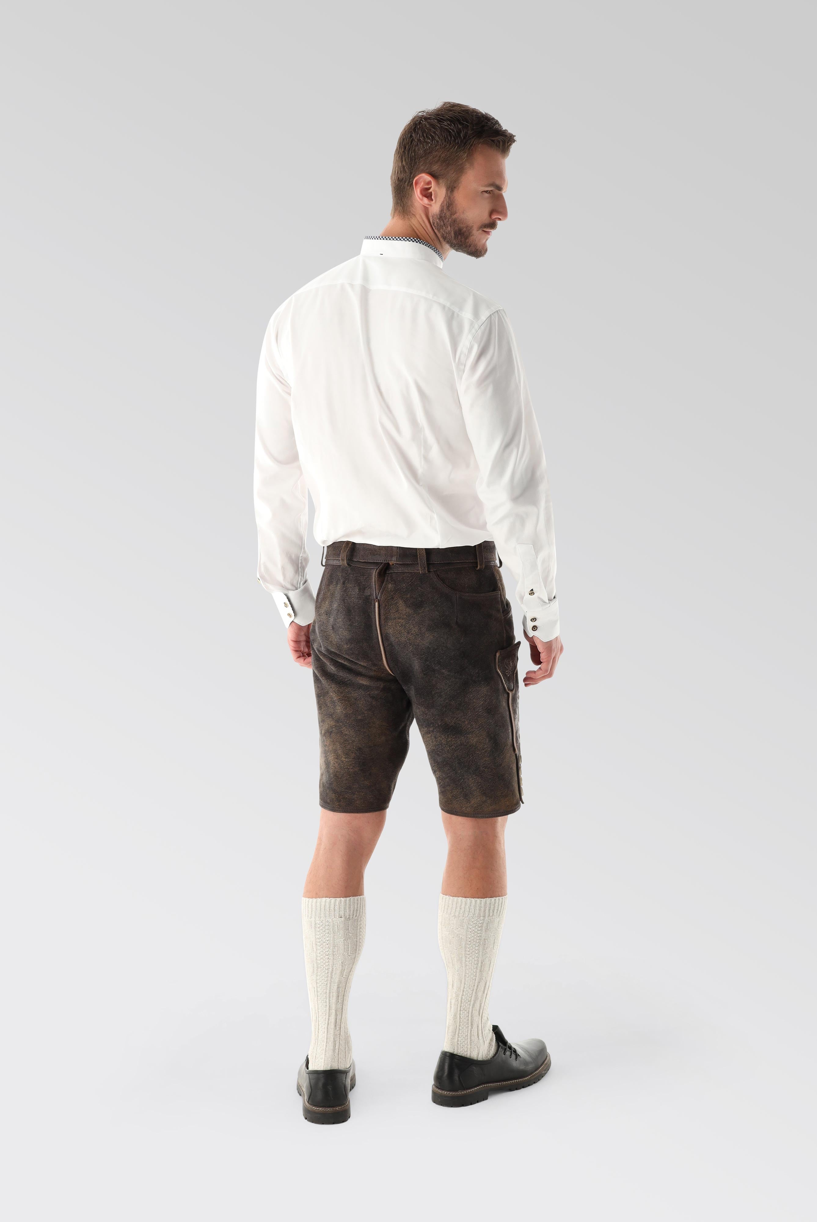 Van Laack-Oxford Trachtenhemd mit blau-karierten Farbdetails Tailor Fit-Hemden & Blusen-Black-Deal-Outlet-by-ARCHIVIST