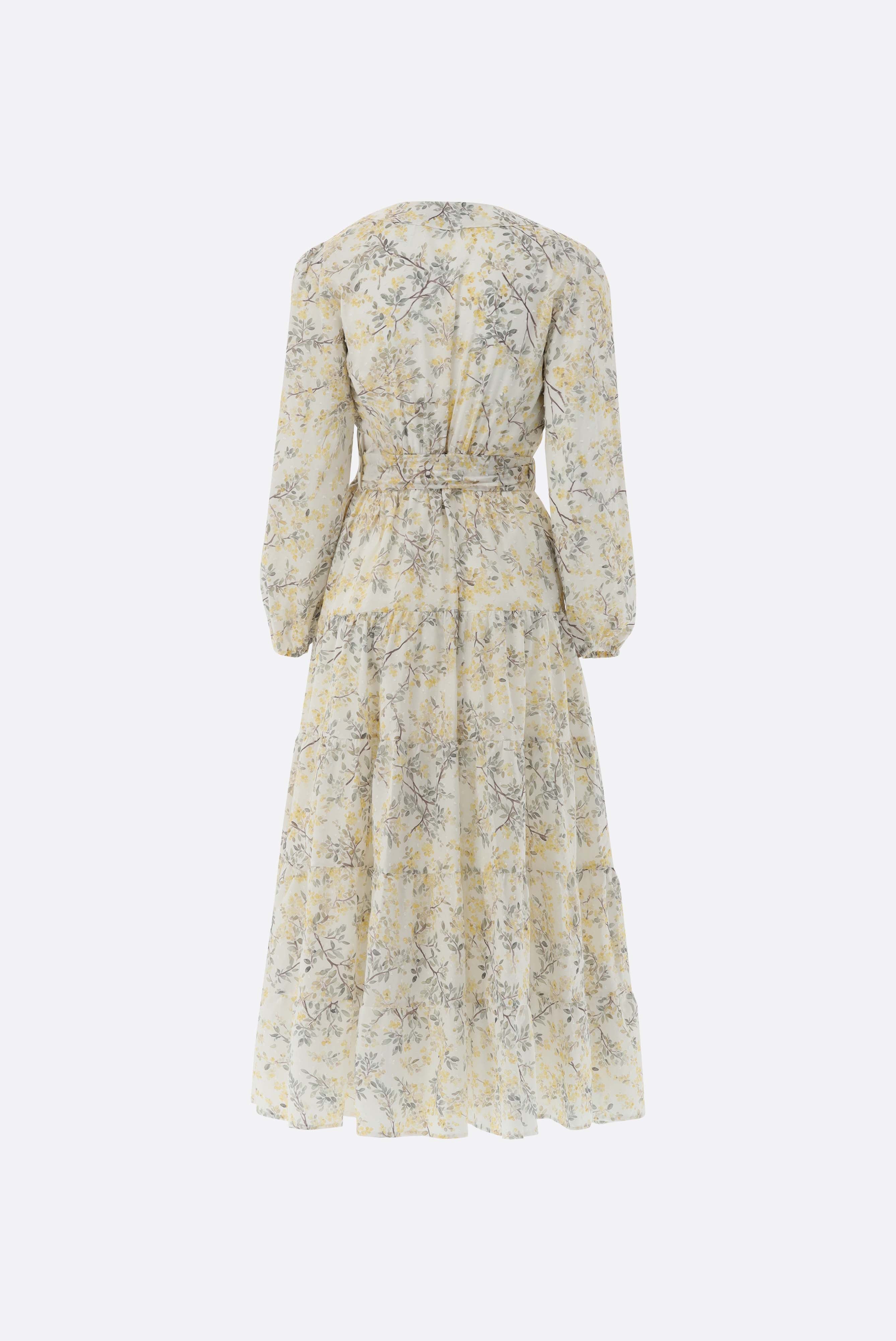 Van Laack-Midi-Wickelkleid mit Puffärmeln-Kleider & Röcke-Black-Deal-Outlet-by-ARCHIVIST