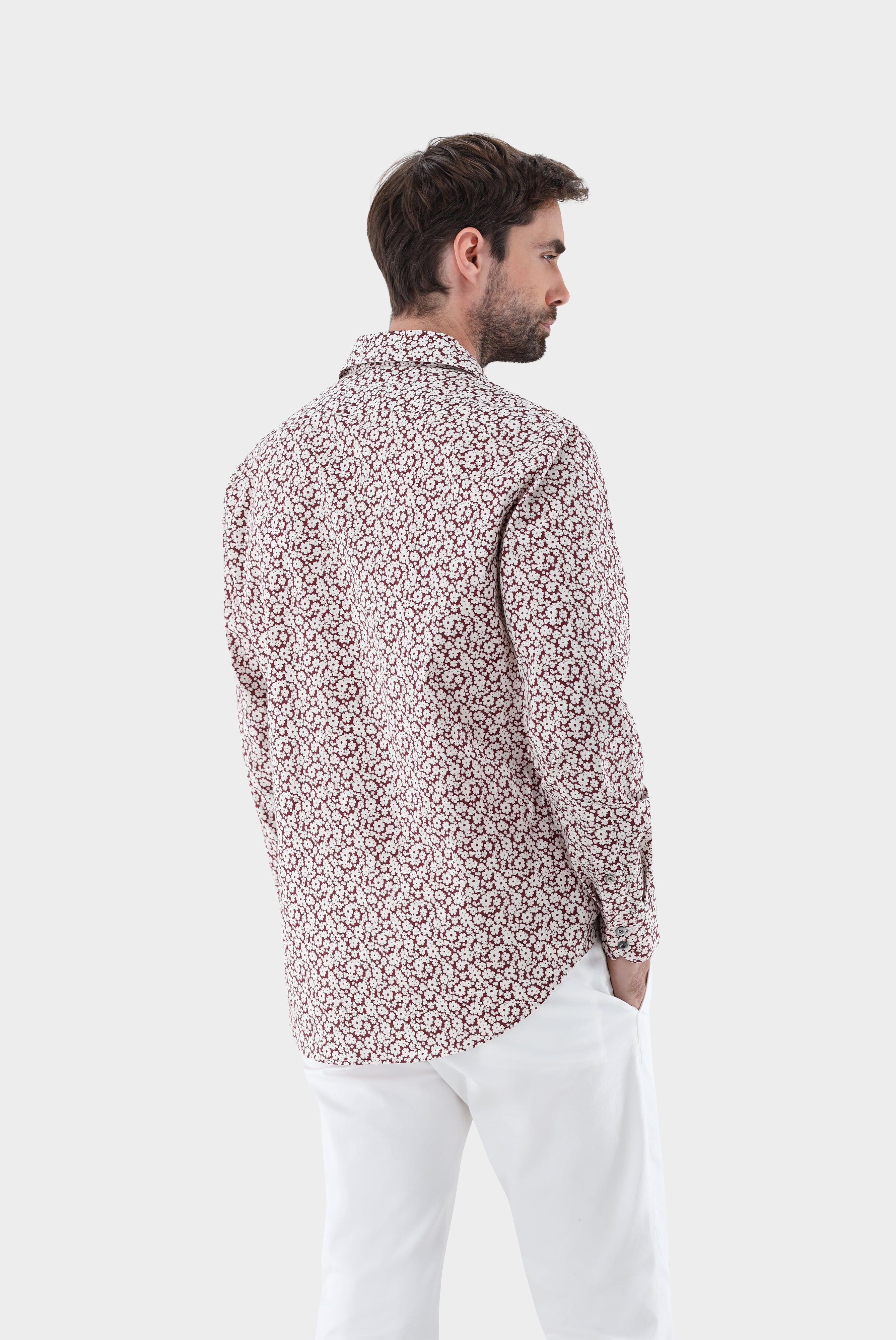 Van Laack-Hemd mit Blumenmuster Tailor Fit-Hemden & Blusen-Black-Deal-Outlet-by-ARCHIVIST