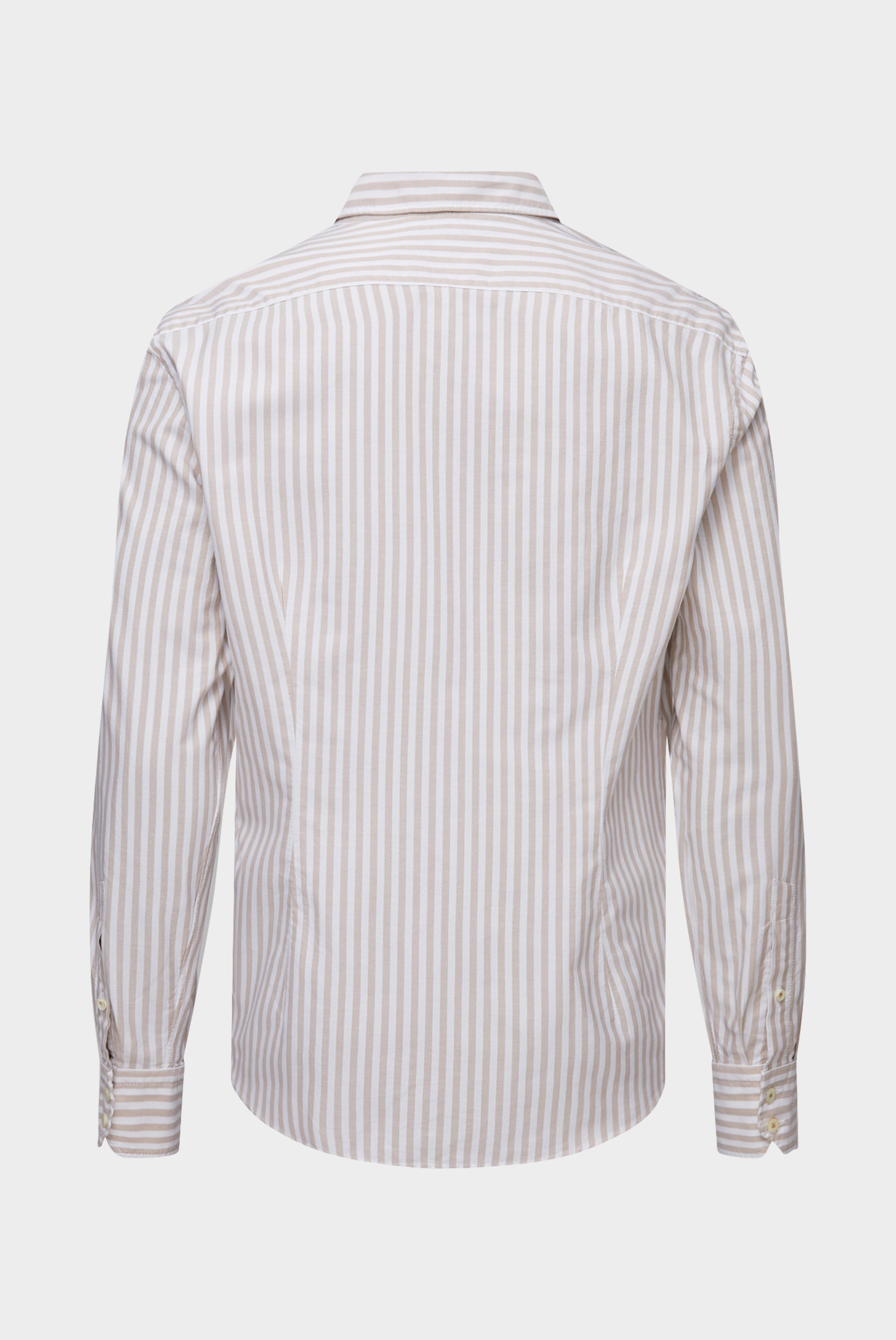 Striped button-down Oxford shirt