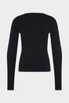 Van Laack-Slim Fit Pullover mit V-Ausschnitt aus Baumwolle-Strick & Pullover-Black-Deal-Outlet-by-ARCHIVIST