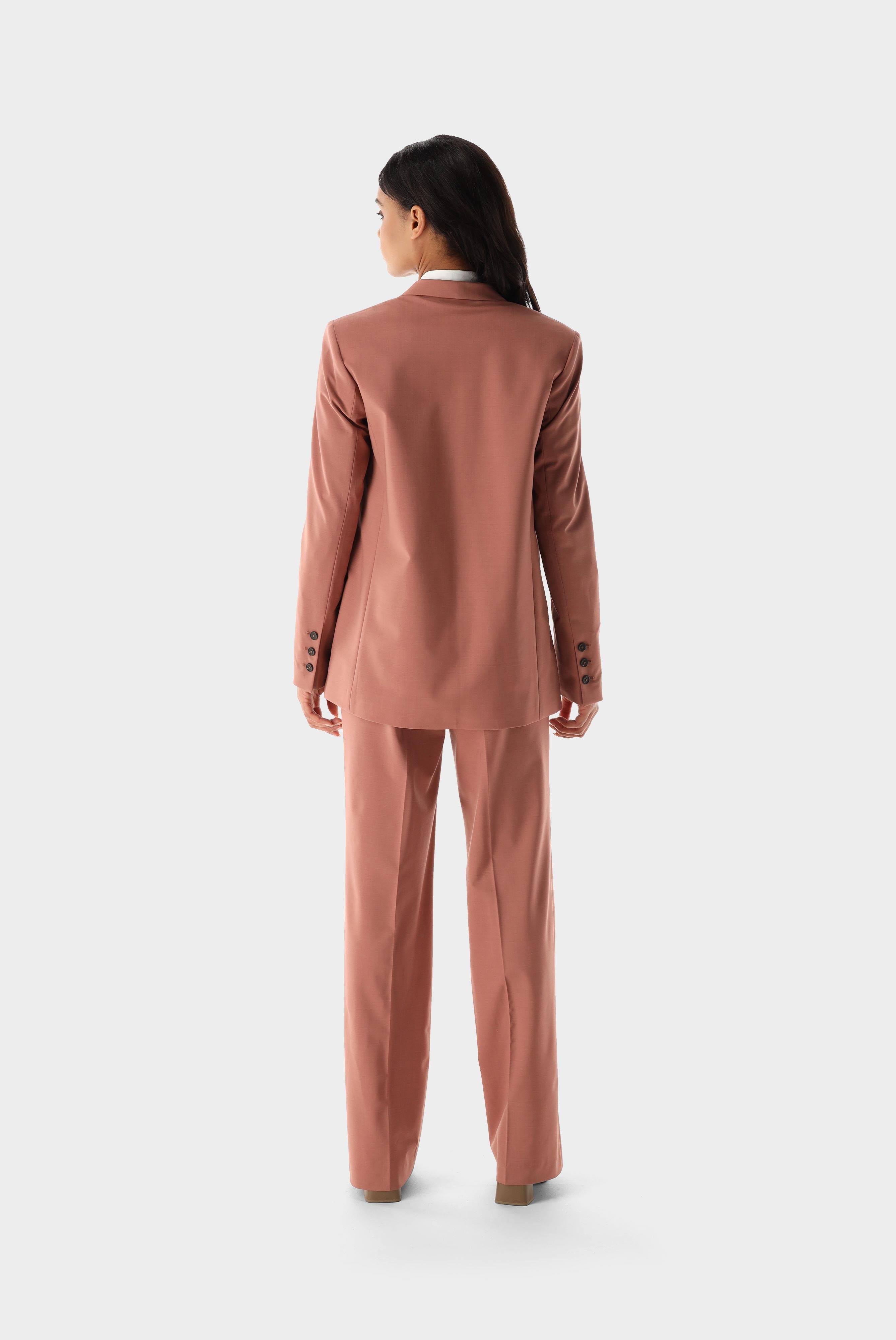 Lockerer Blazer mit Stretch