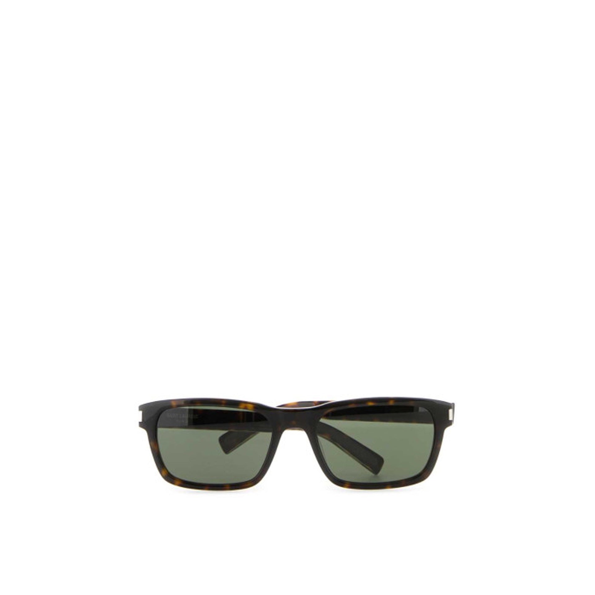 Saint Laurent-Saint Laurent Square Logo Sunglasses-WOMEN ACCESSORIES-Black-Deal-Outlet-by-ARCHIVIST