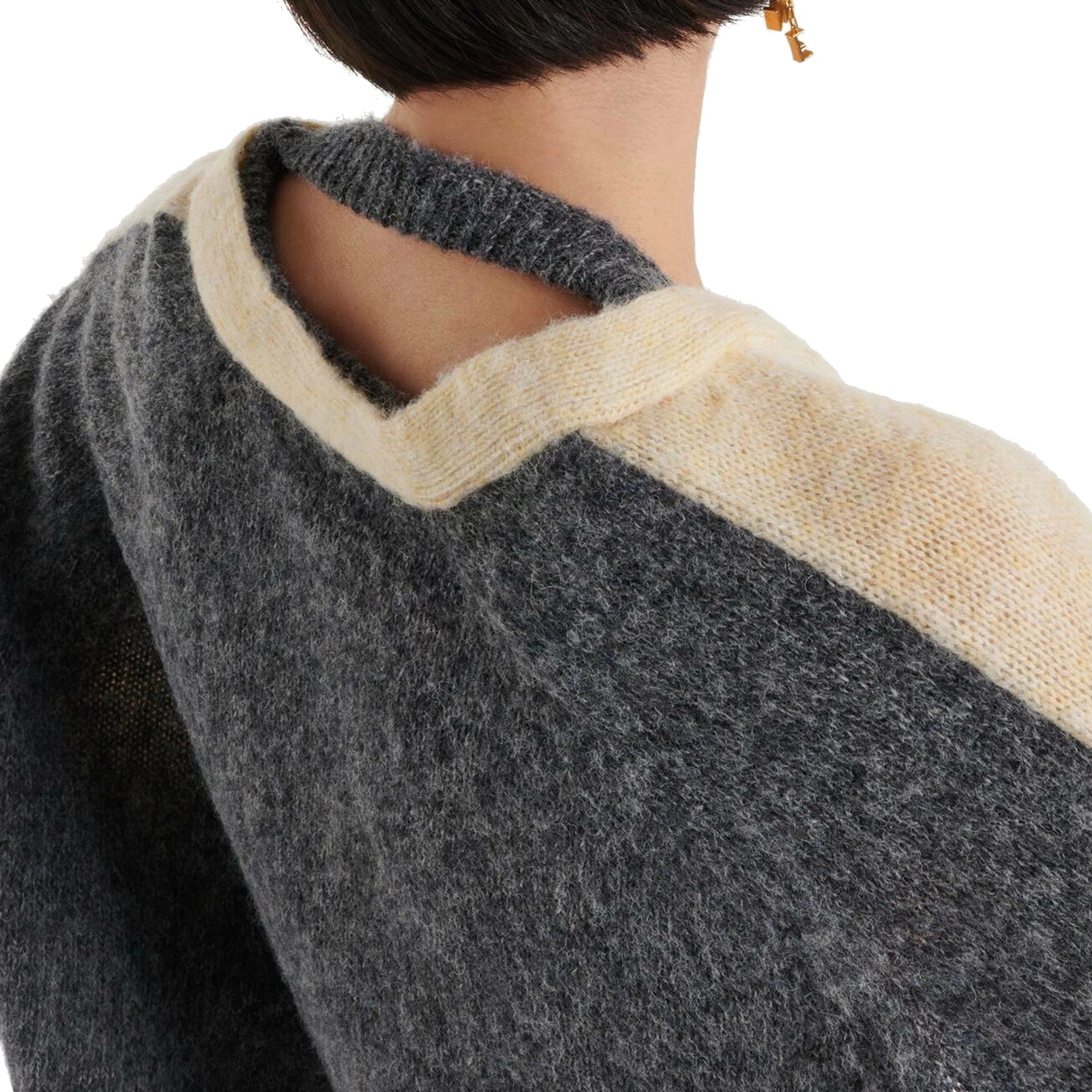 Loewe Cropped Wool Cardigan