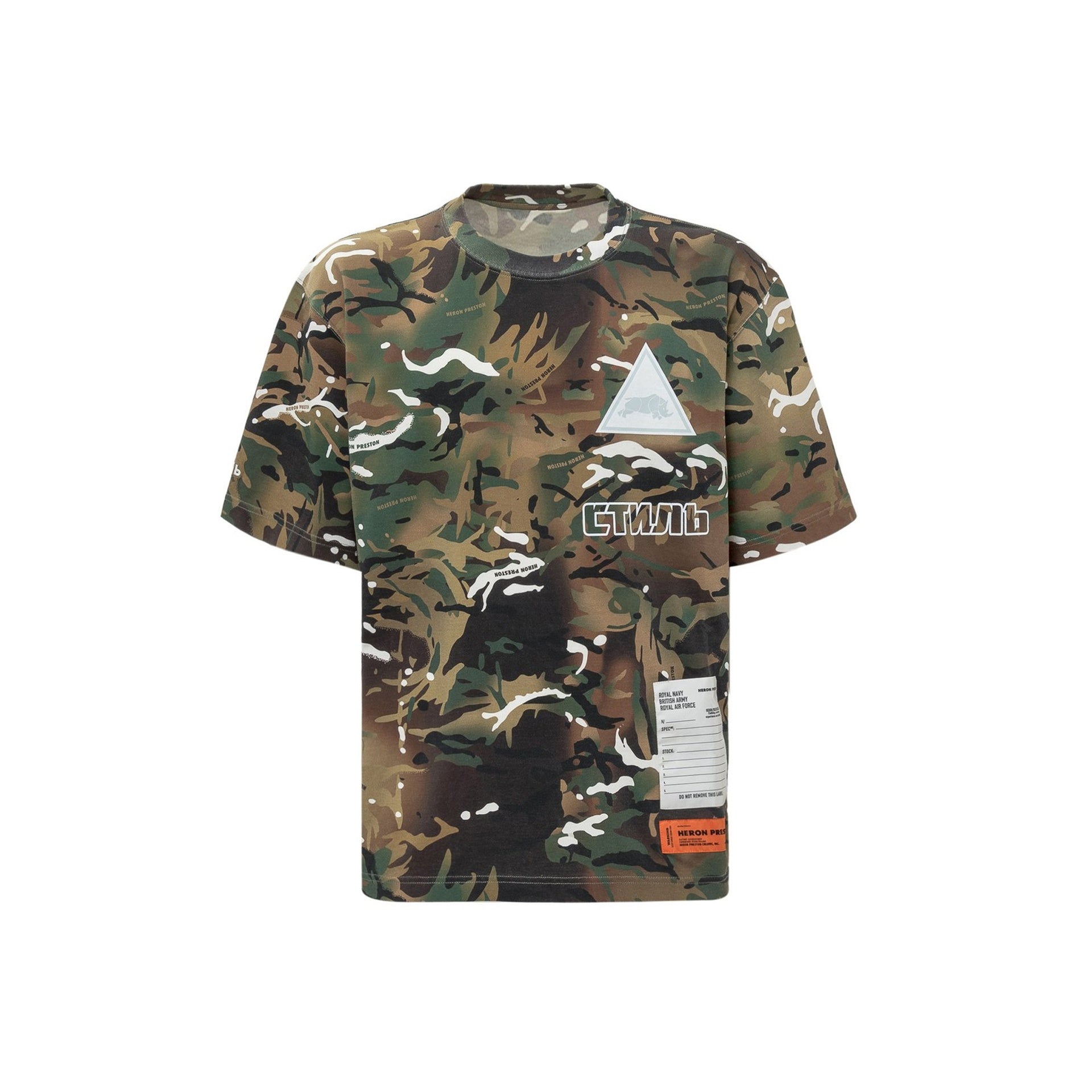 Heron Preston-Heron Preston Camouflage T-shirt-MEN CLOTHING-Black-Deal-Outlet-by-ARCHIVIST
