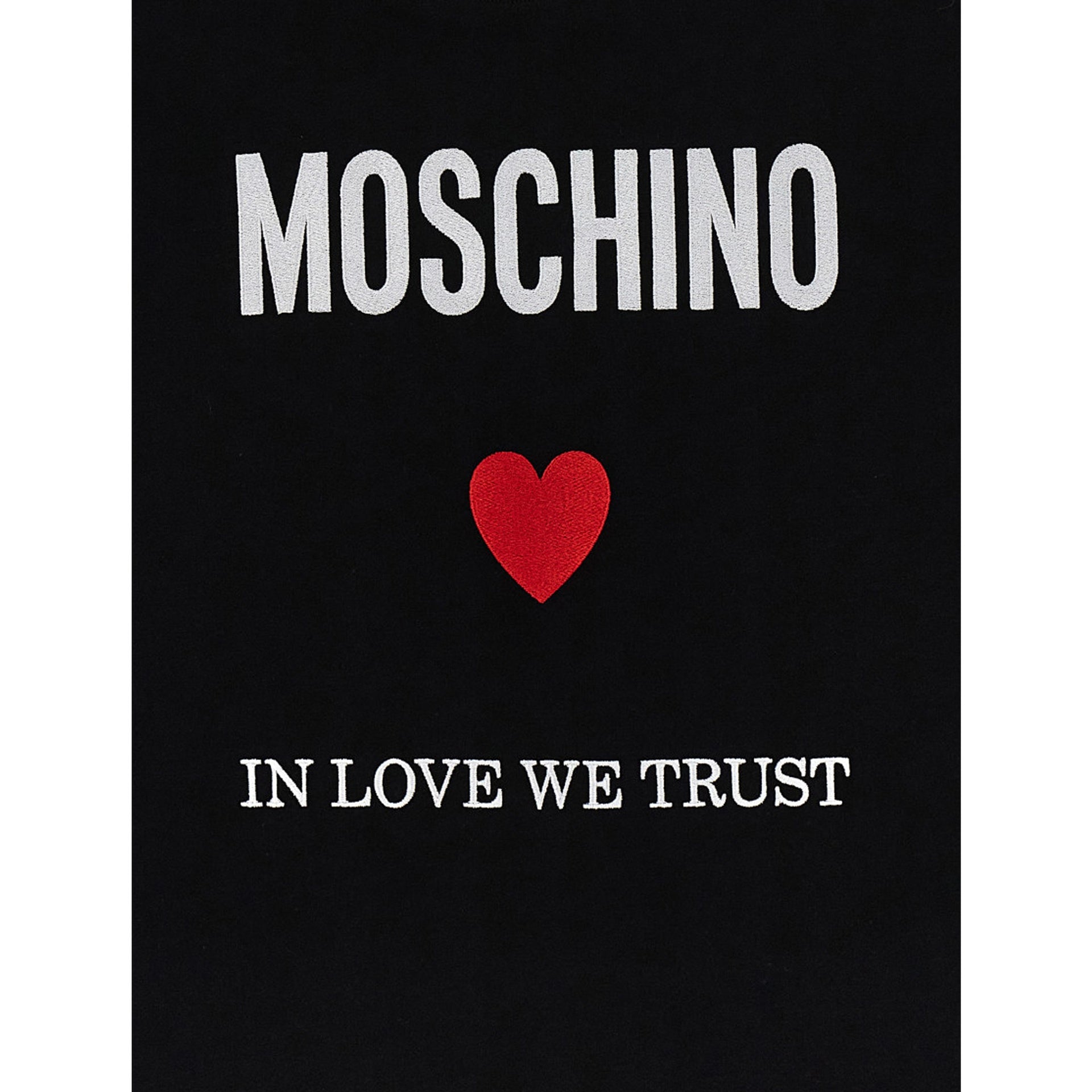 Moschino Couture-Moschino Couture In Love We Trust T-Shirt-WOMEN CLOTHING-Black-Deal-Outlet-by-ARCHIVIST